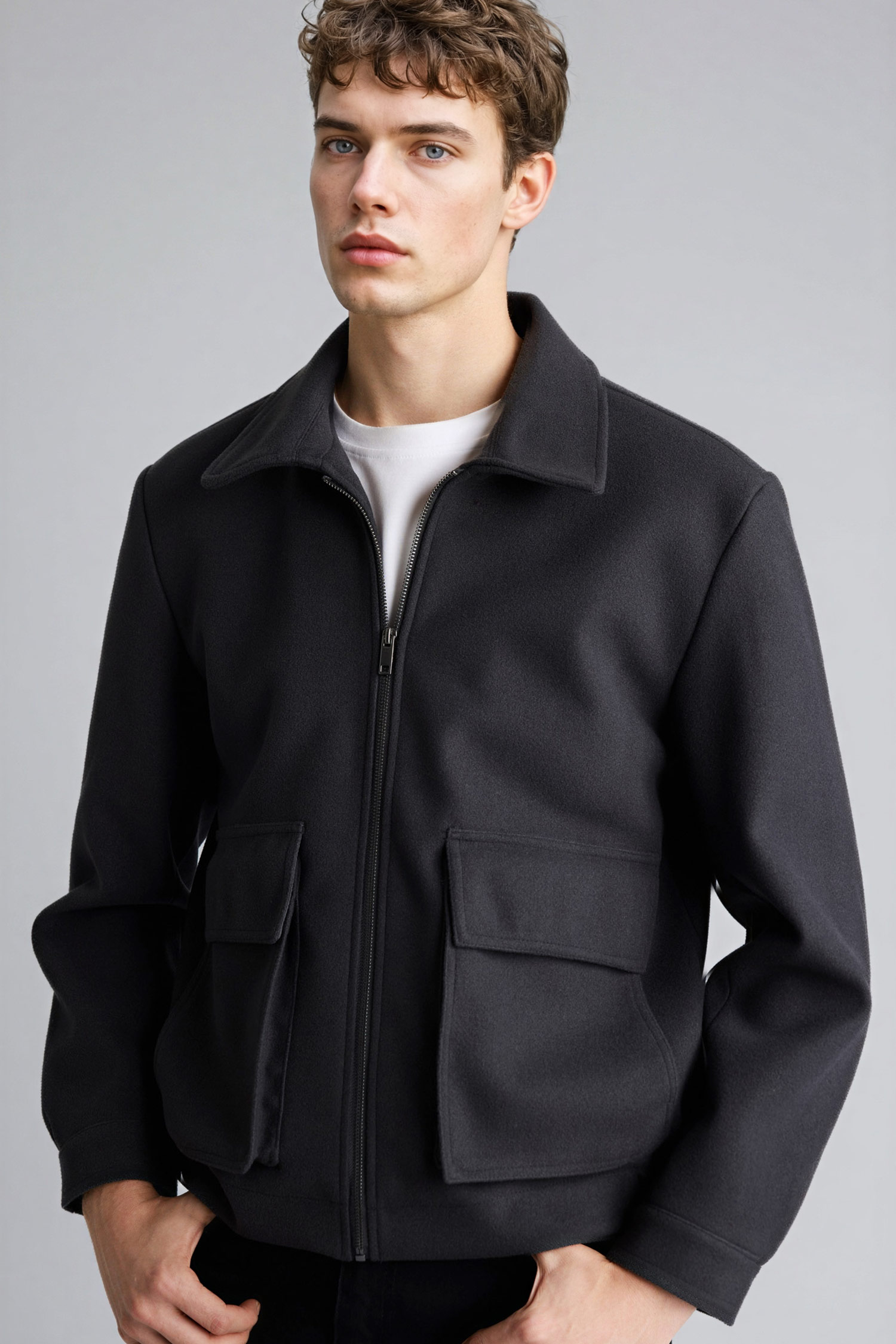 DeFacto REGULAR FIT Fermuarlı Cepli Mont