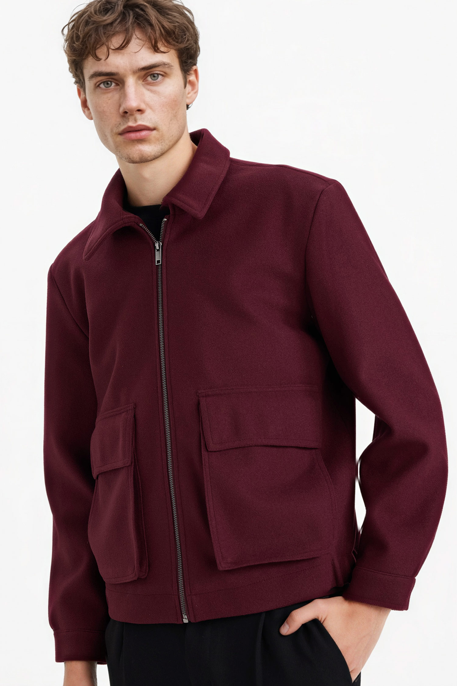 DeFacto REGULAR FIT Fermuarlı Cepli Mont