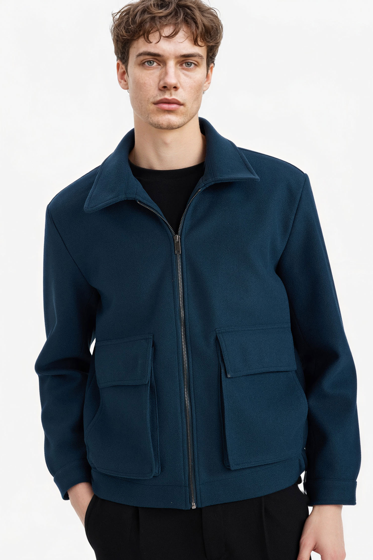 DeFacto REGULAR FIT Fermuarlı Cepli Mont