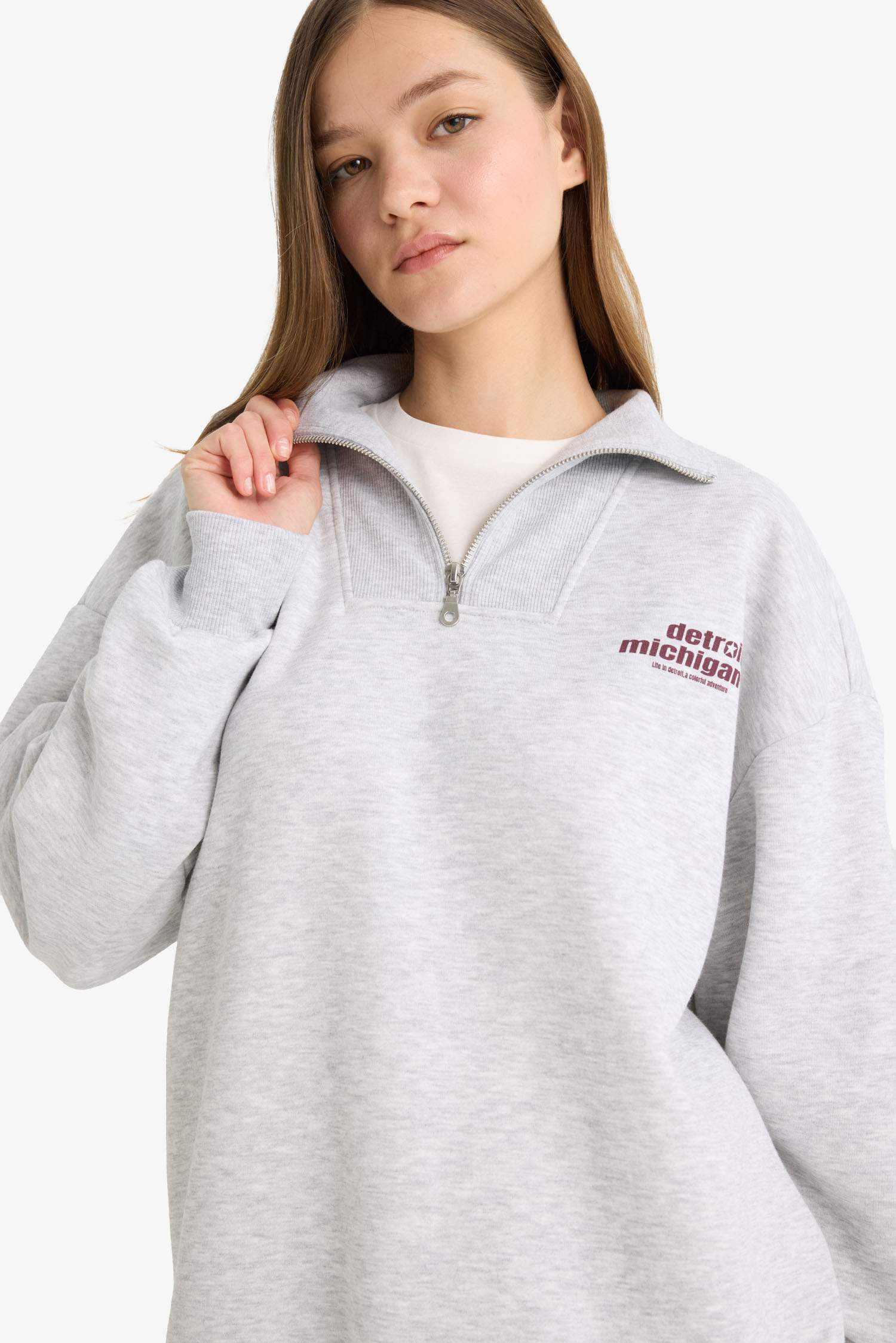 Coool үлкен пішім жартылай найзағай Свитер