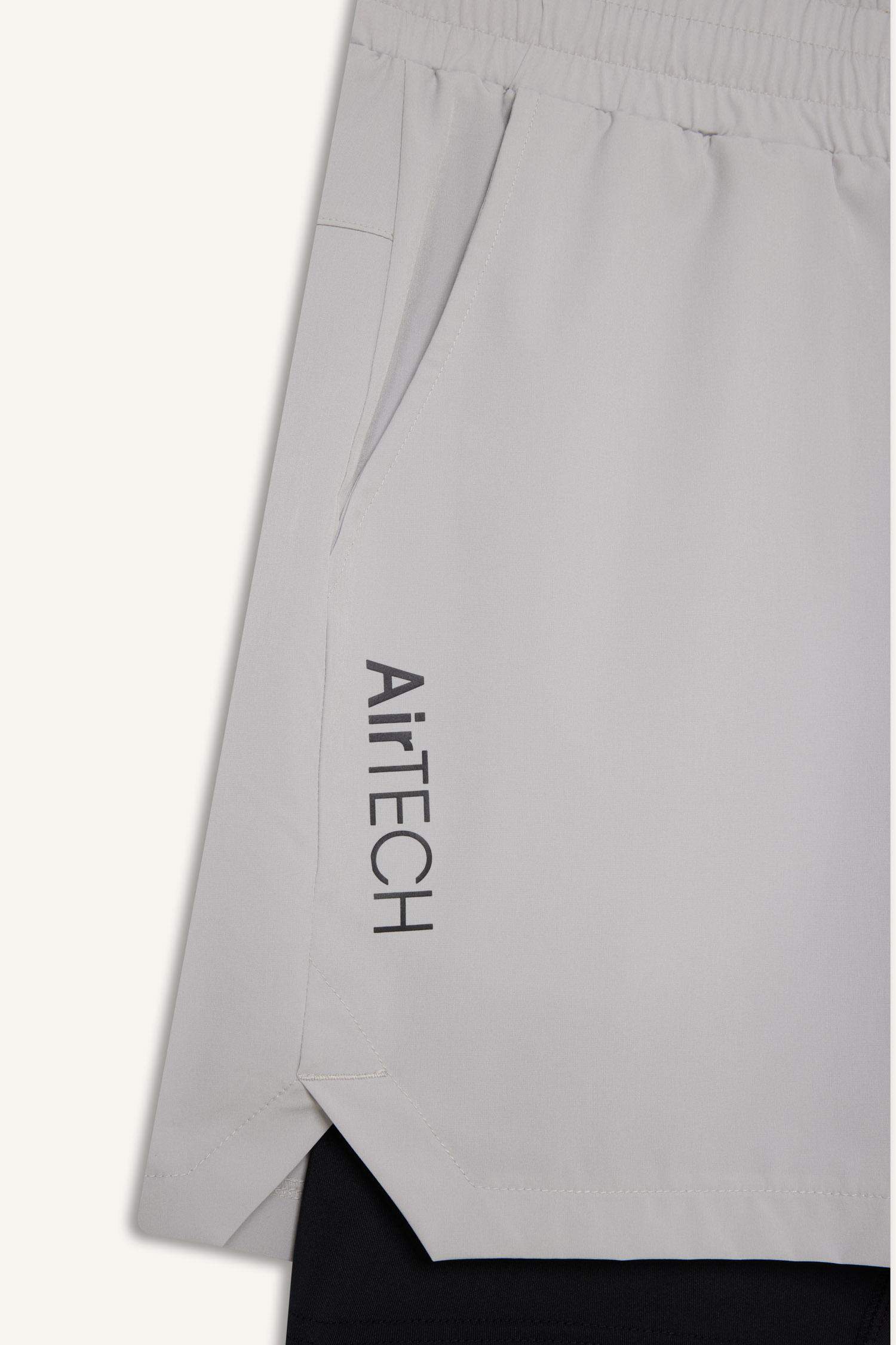 Slim Fit Dar Kesim Sporcu İçi Taytlı Dokuma Şort