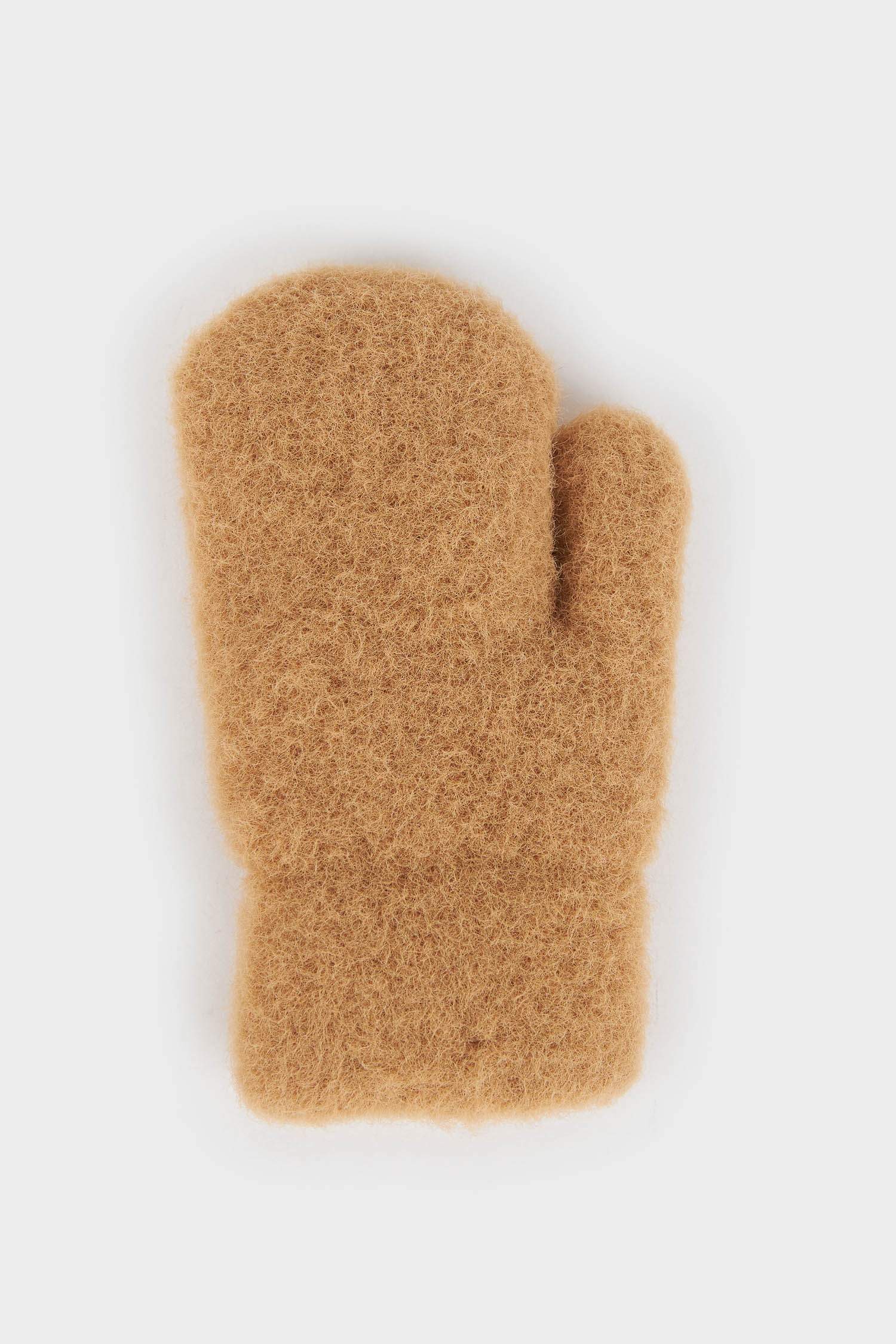 Erkek Bebek İçi Suni Yünlü Eldiven