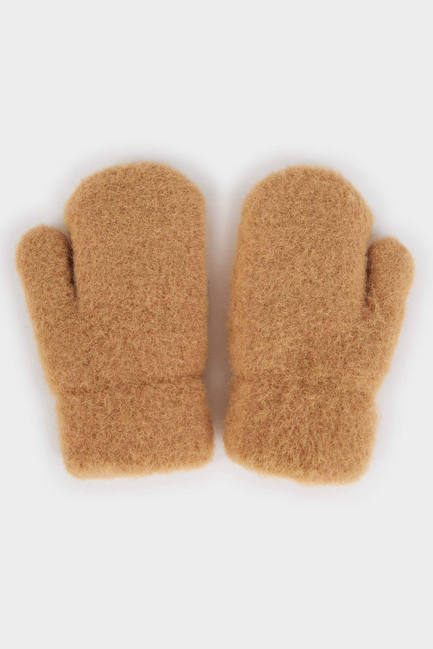 Erkek Bebek İçi Suni Yünlü Eldiven