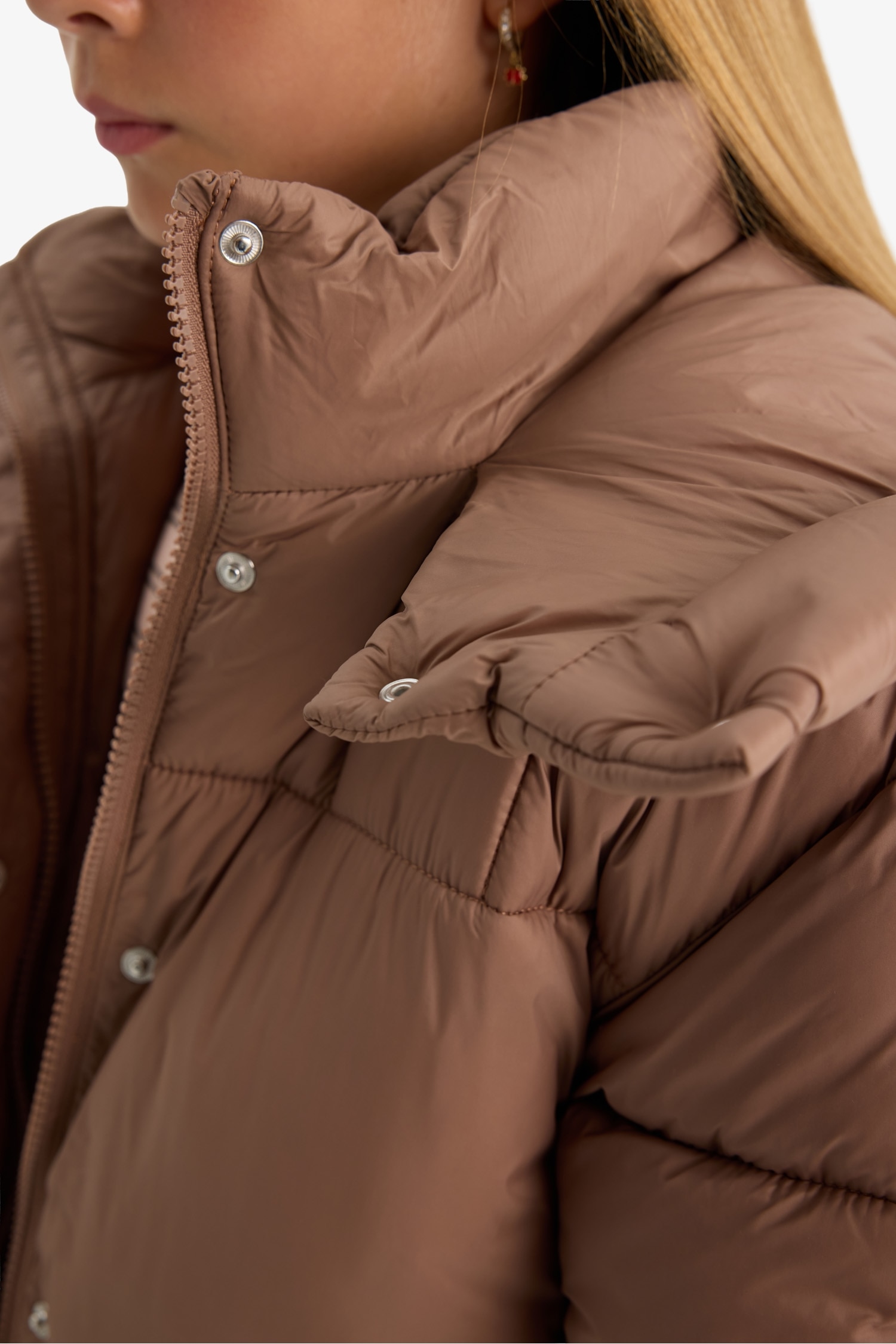 Водонепроницаемая парка для девочек с капюшоном