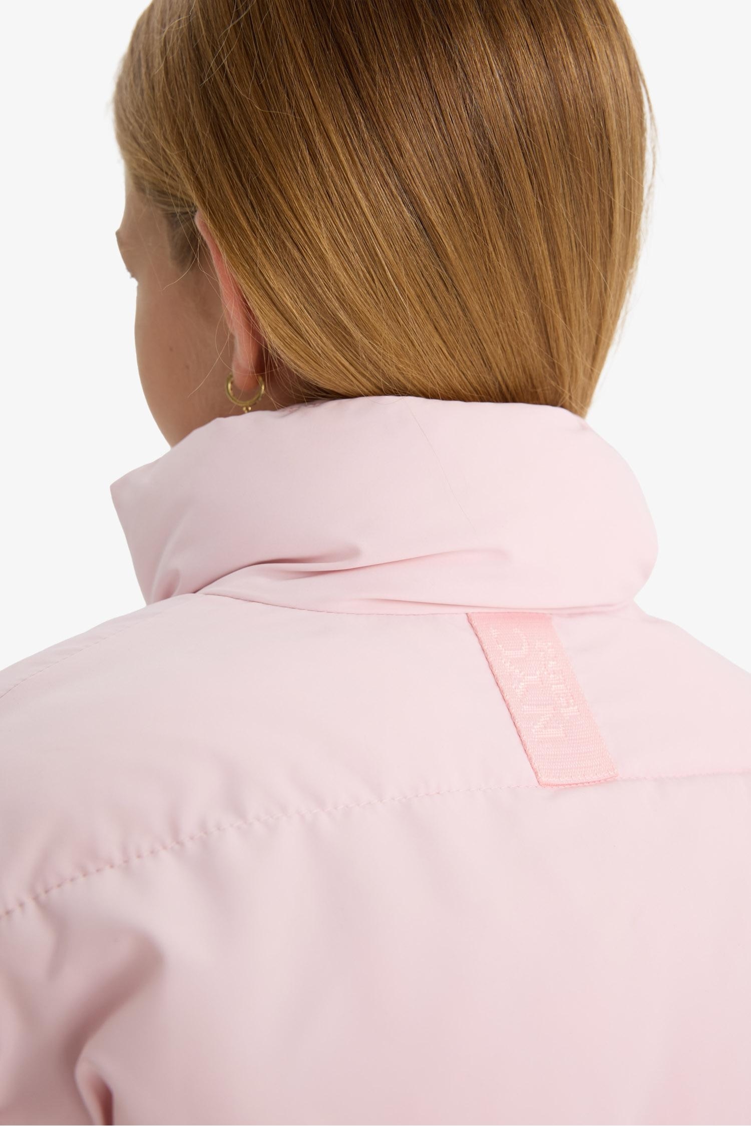 Kız Çocuk Su Geçirmez Fermuarlı Şişme Mont