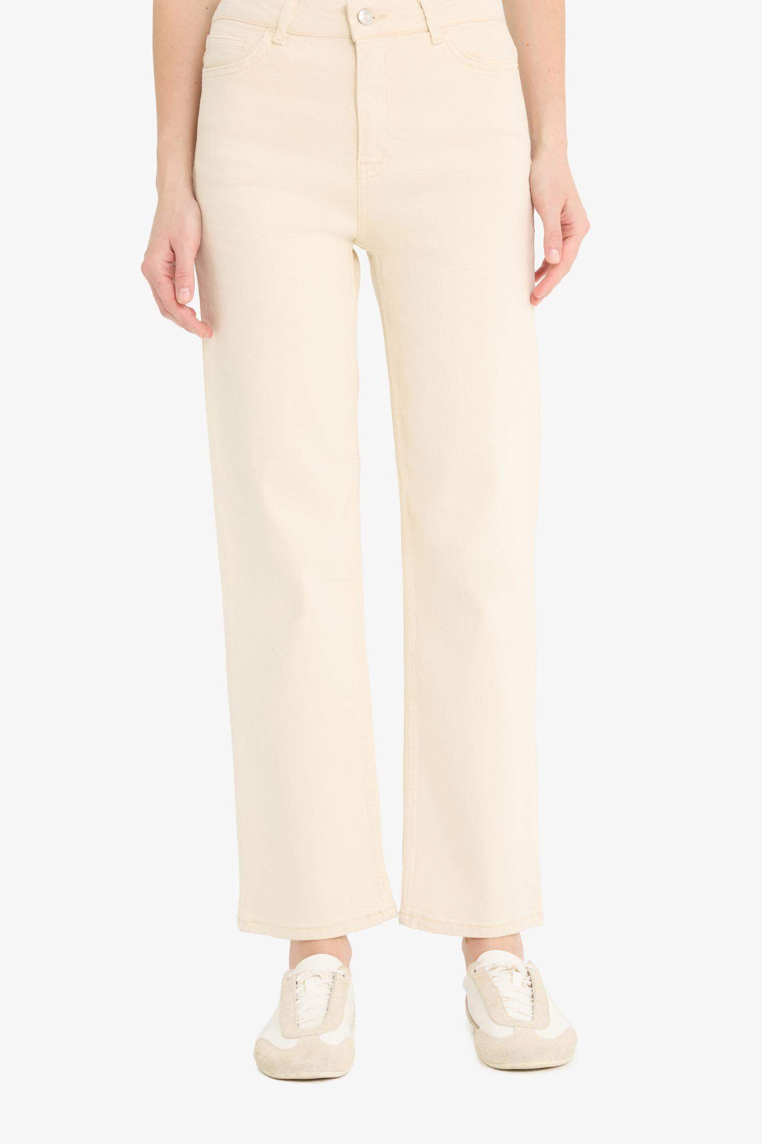 Жайлы Түзу деним Шалбар