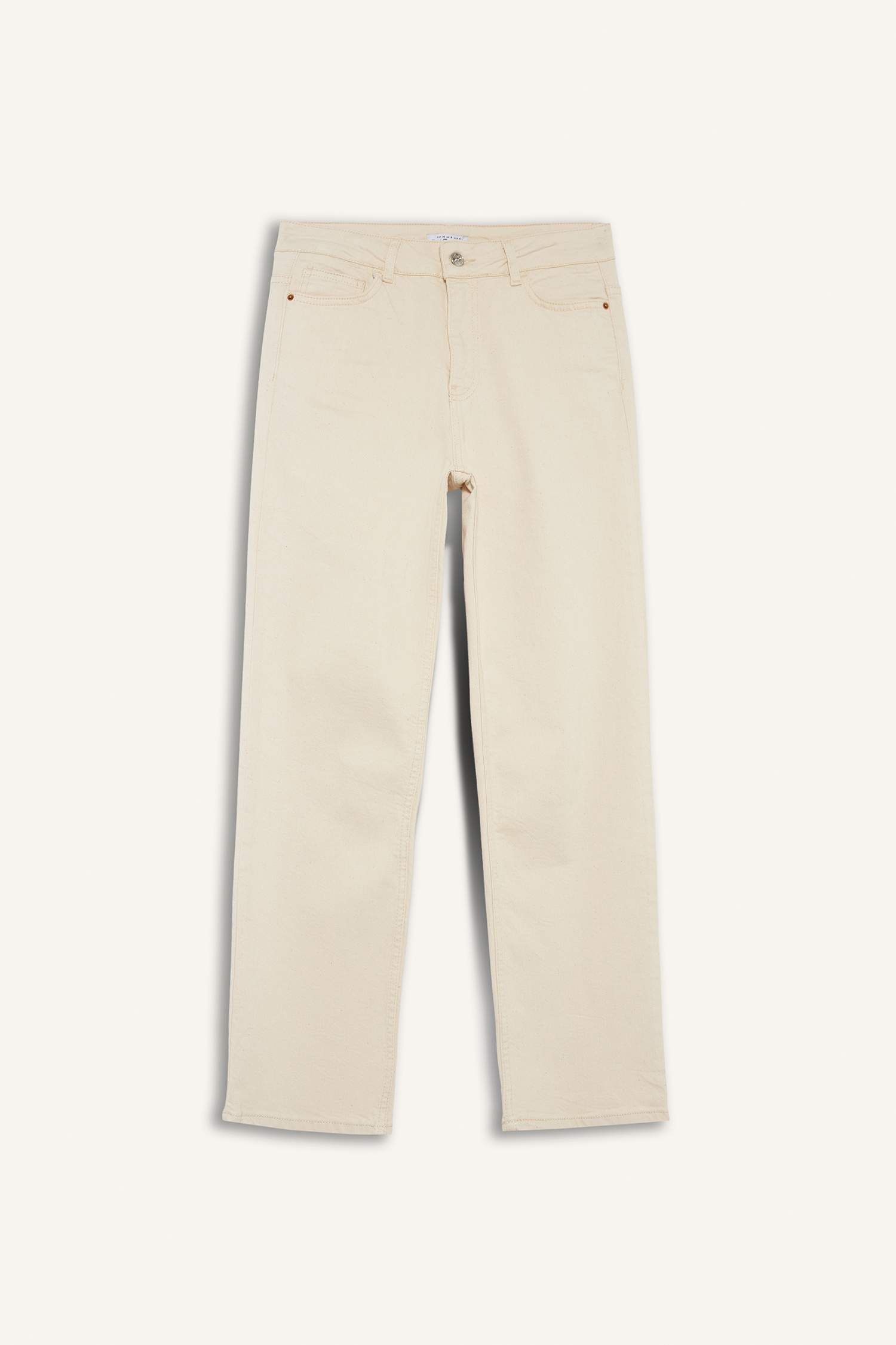 Жайлы Түзу деним Шалбар