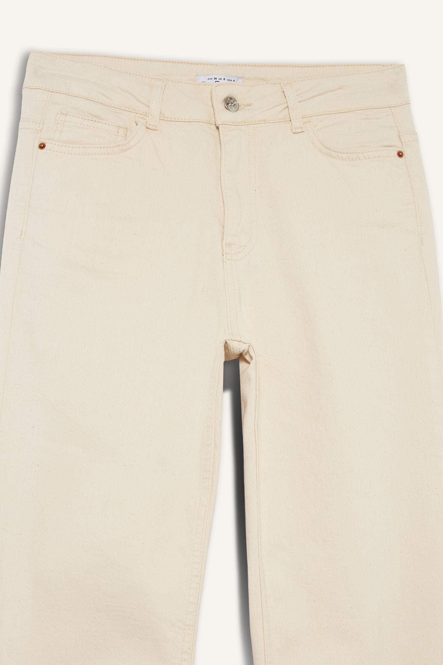 Жайлы Түзу деним Шалбар