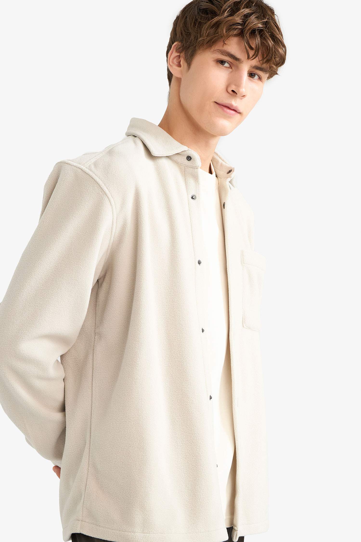 Regular Fit Fleece Long Sleeve Shirt