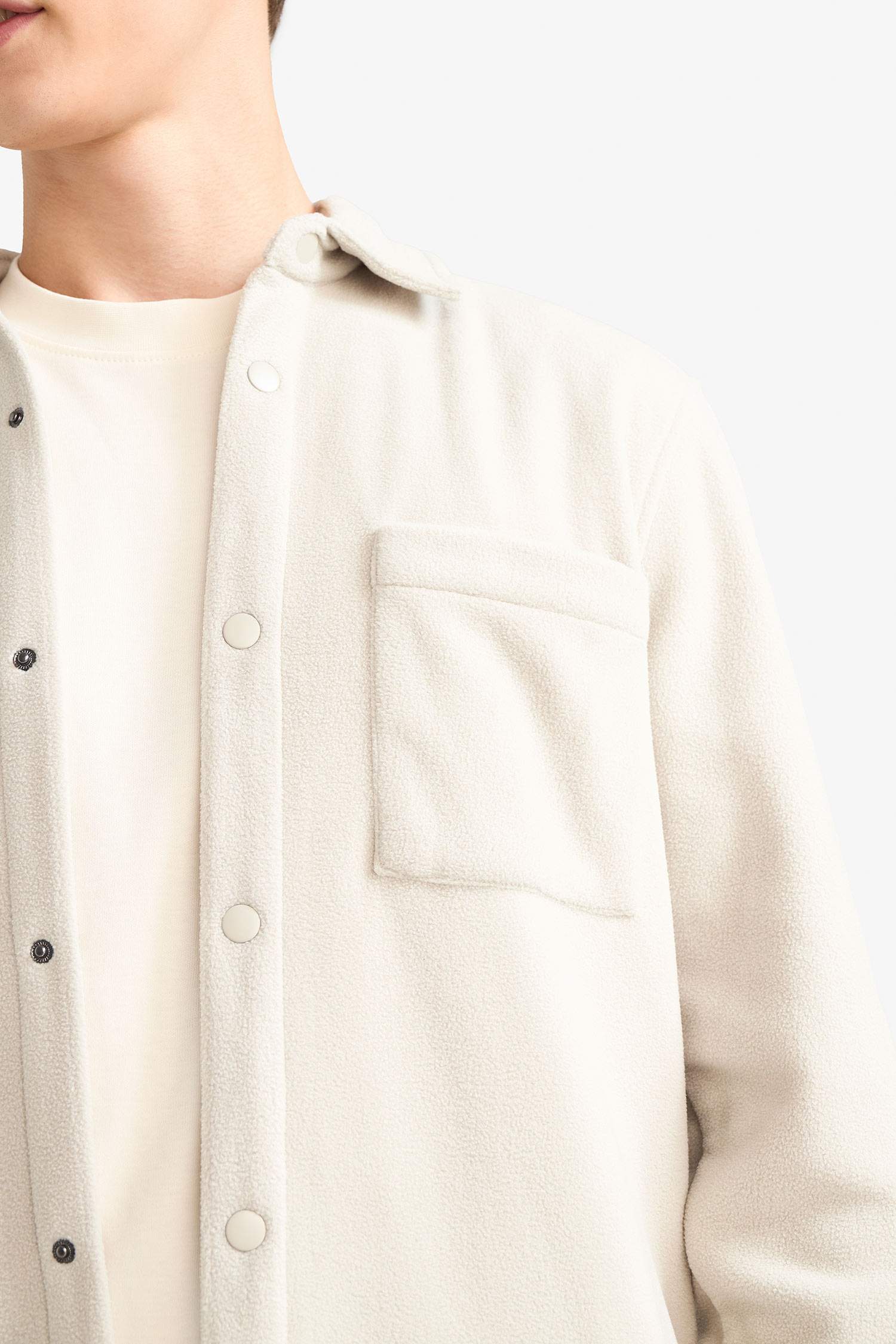 Regular Fit Fleece Long Sleeve Shirt