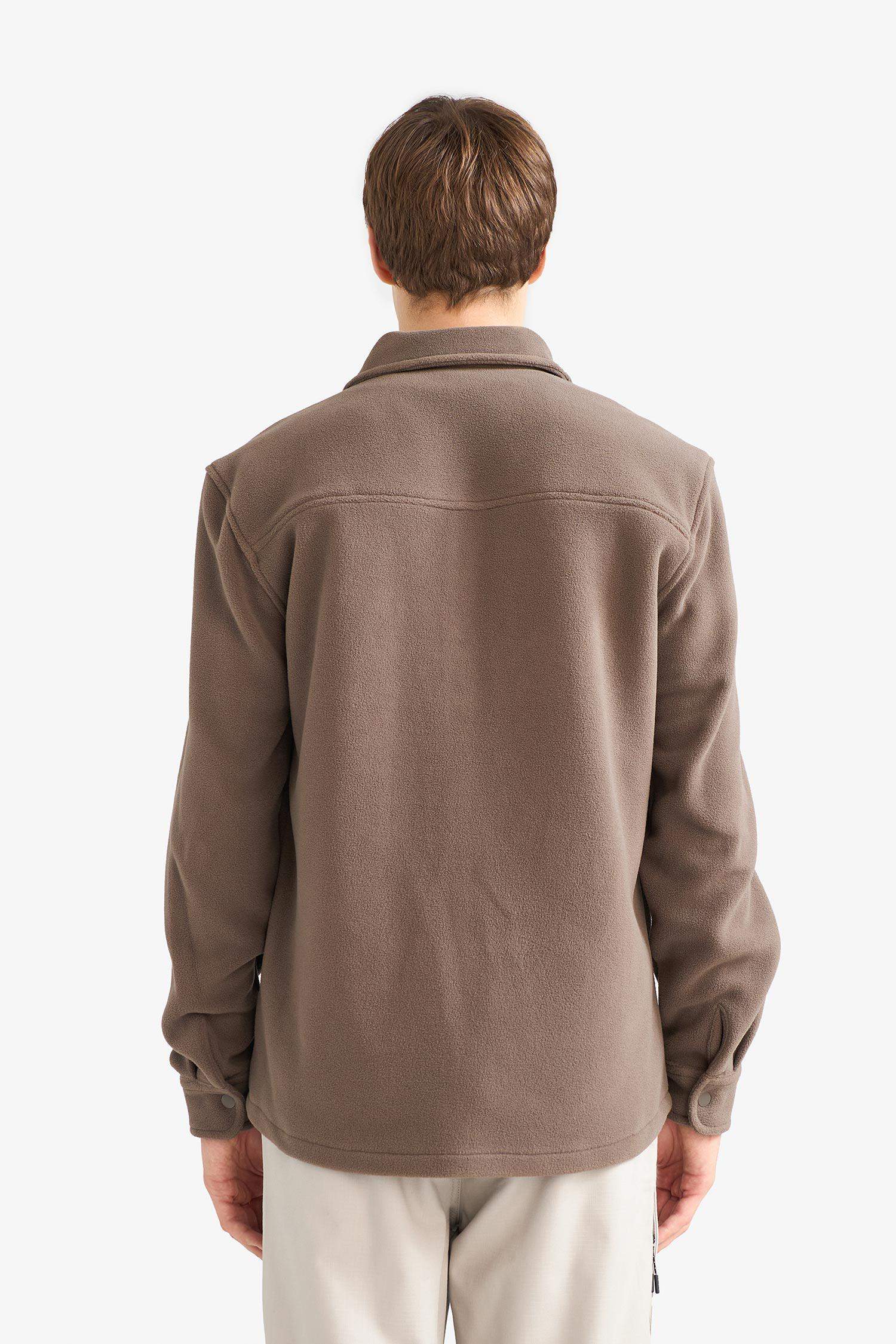 Regular Fit Fleece Long Sleeve Shirt