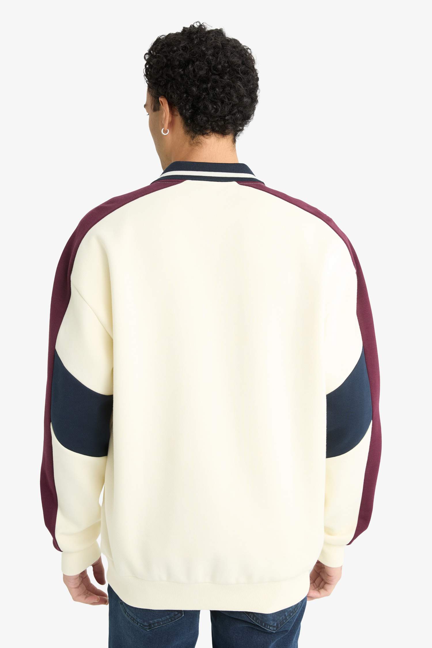 سويت شيرت اوفر سايز بياخة بولو