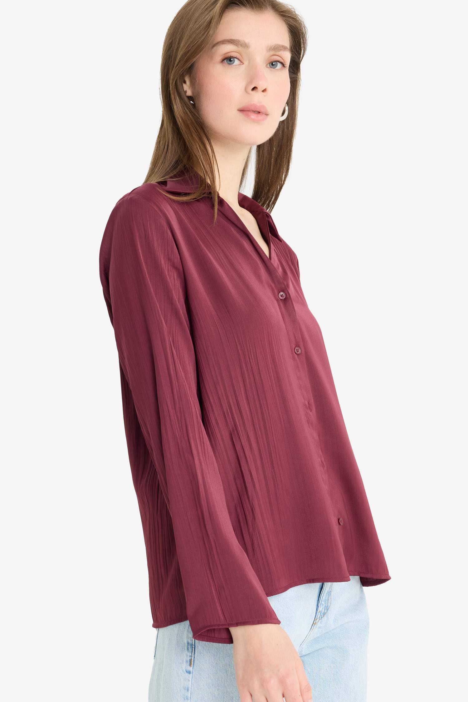 қалыпты пішім Ұзын жеңді көйлек