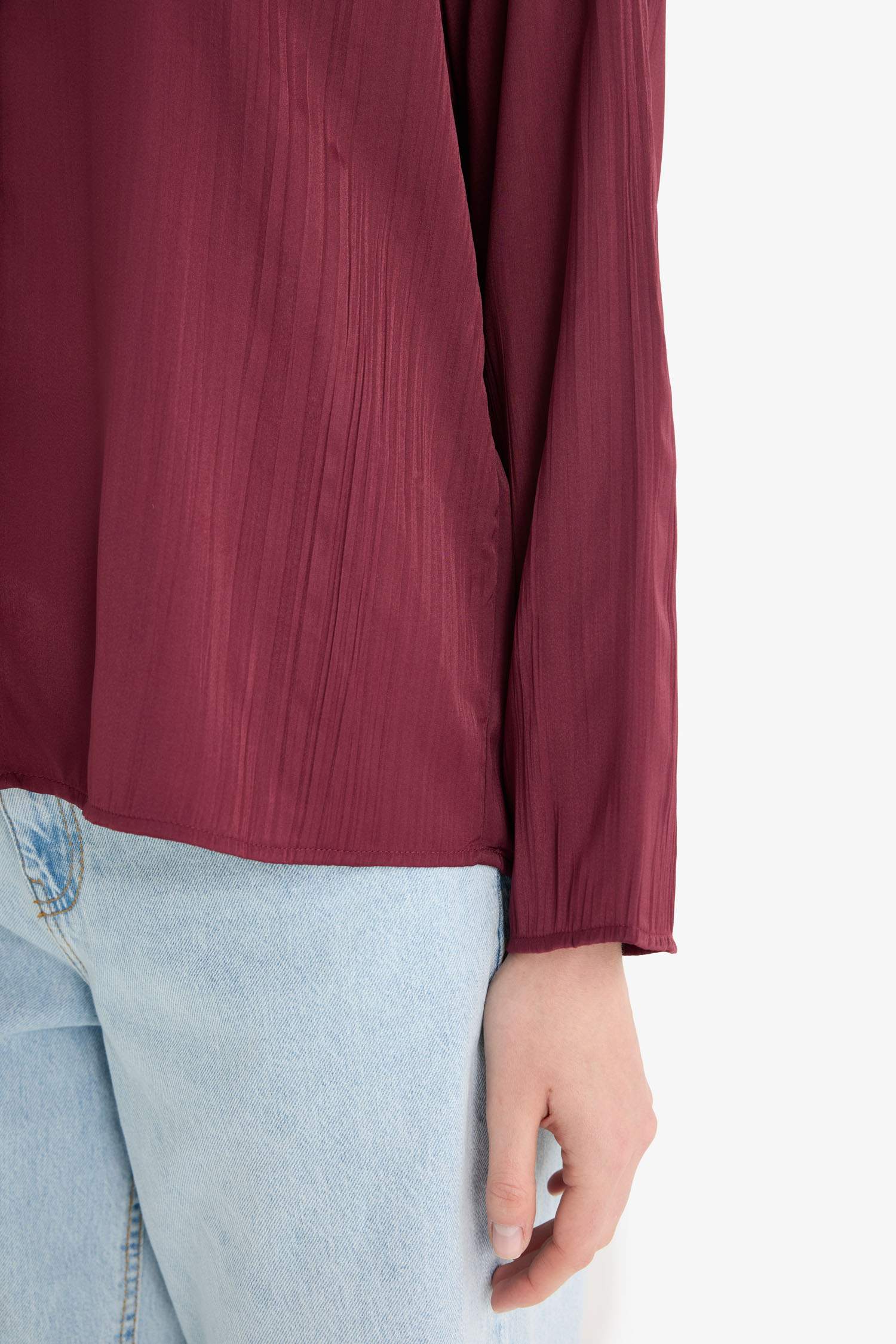 қалыпты пішім Ұзын жеңді көйлек