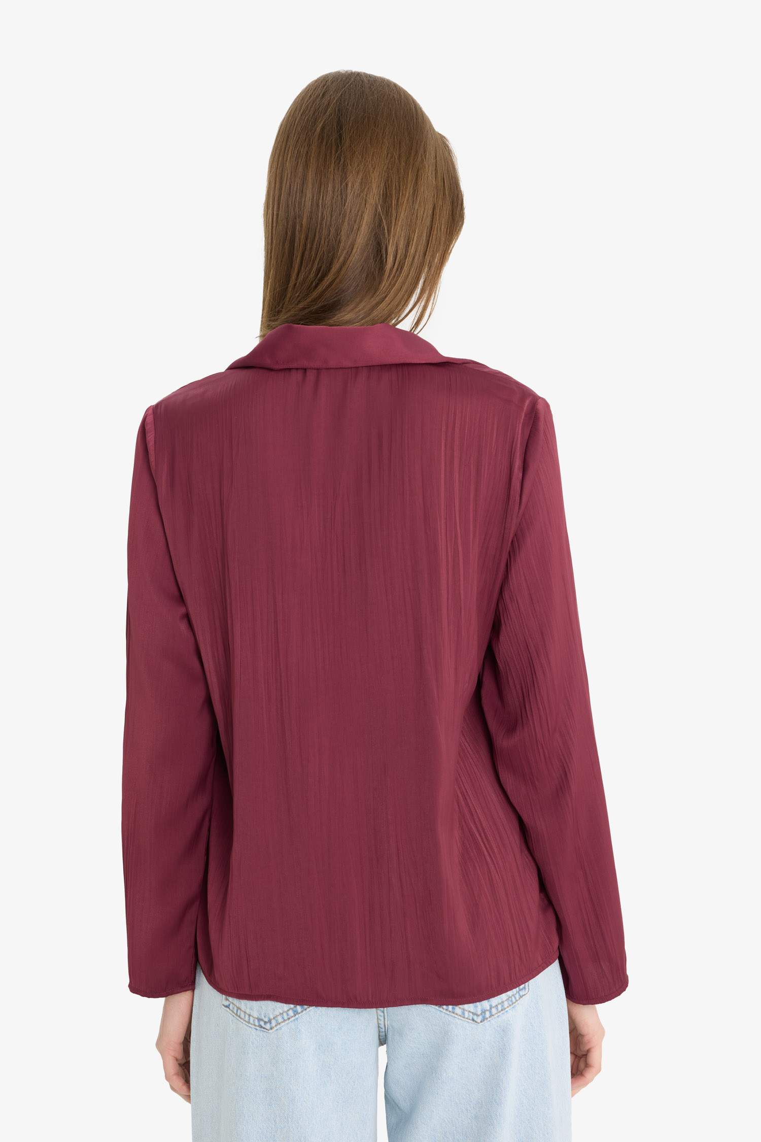 қалыпты пішім Ұзын жеңді көйлек