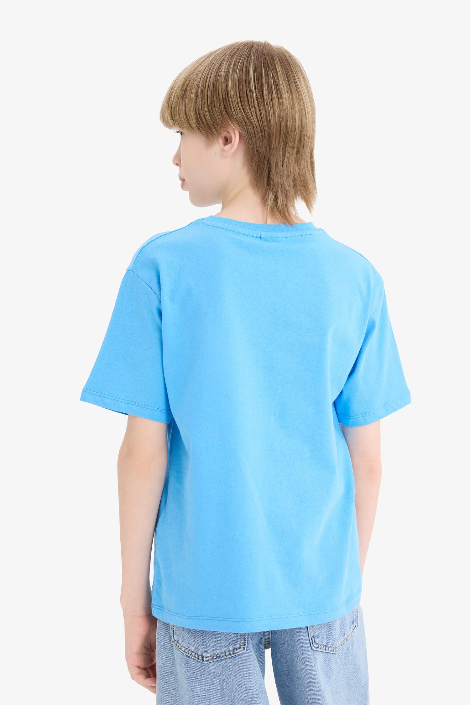 Boy Crew Neck Printed Short Sleeve T-Shirt