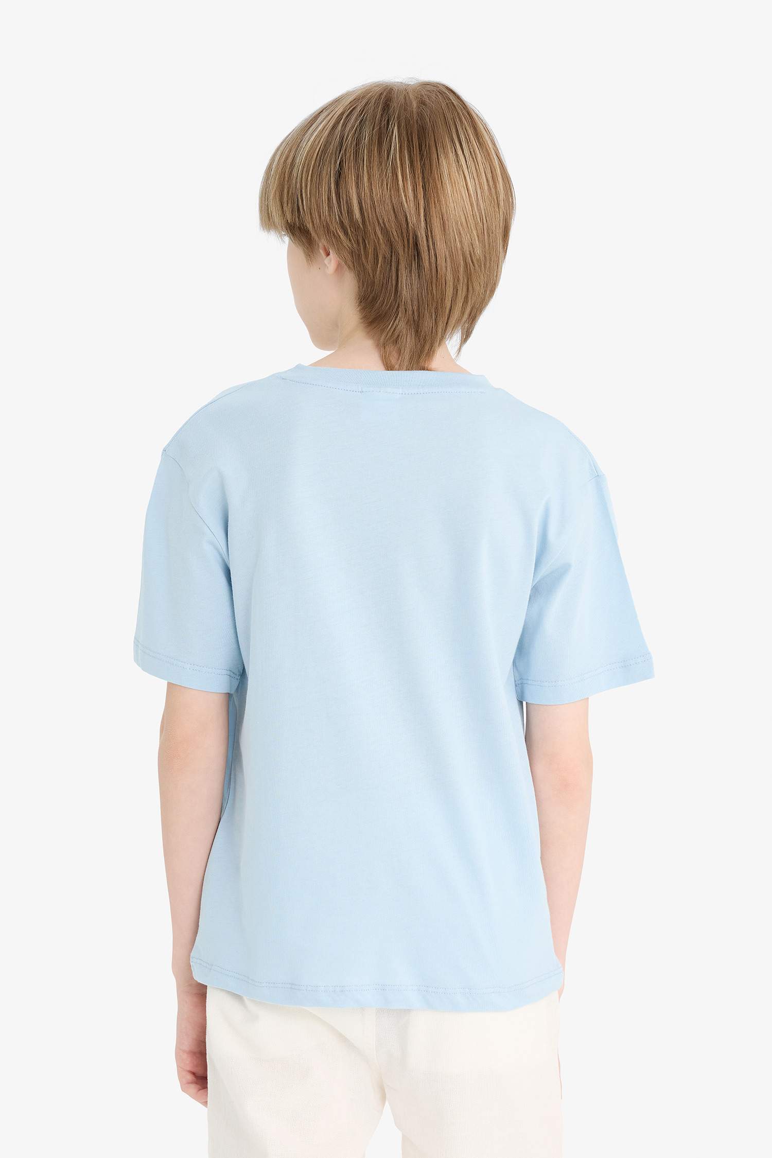 Boy Crew Neck Printed Short Sleeve T-Shirt