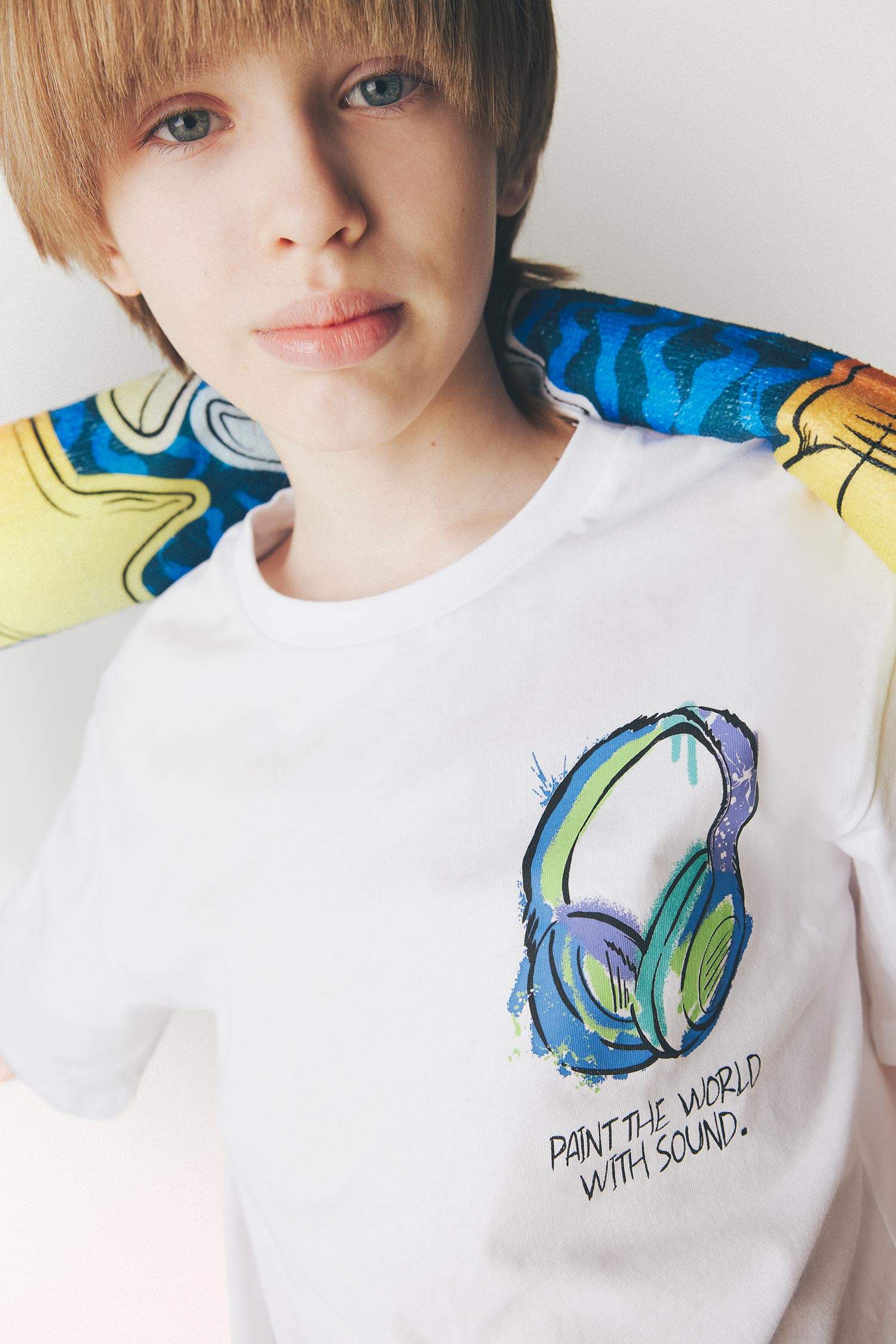 Boy Crew Neck Printed Short Sleeve T-Shirt