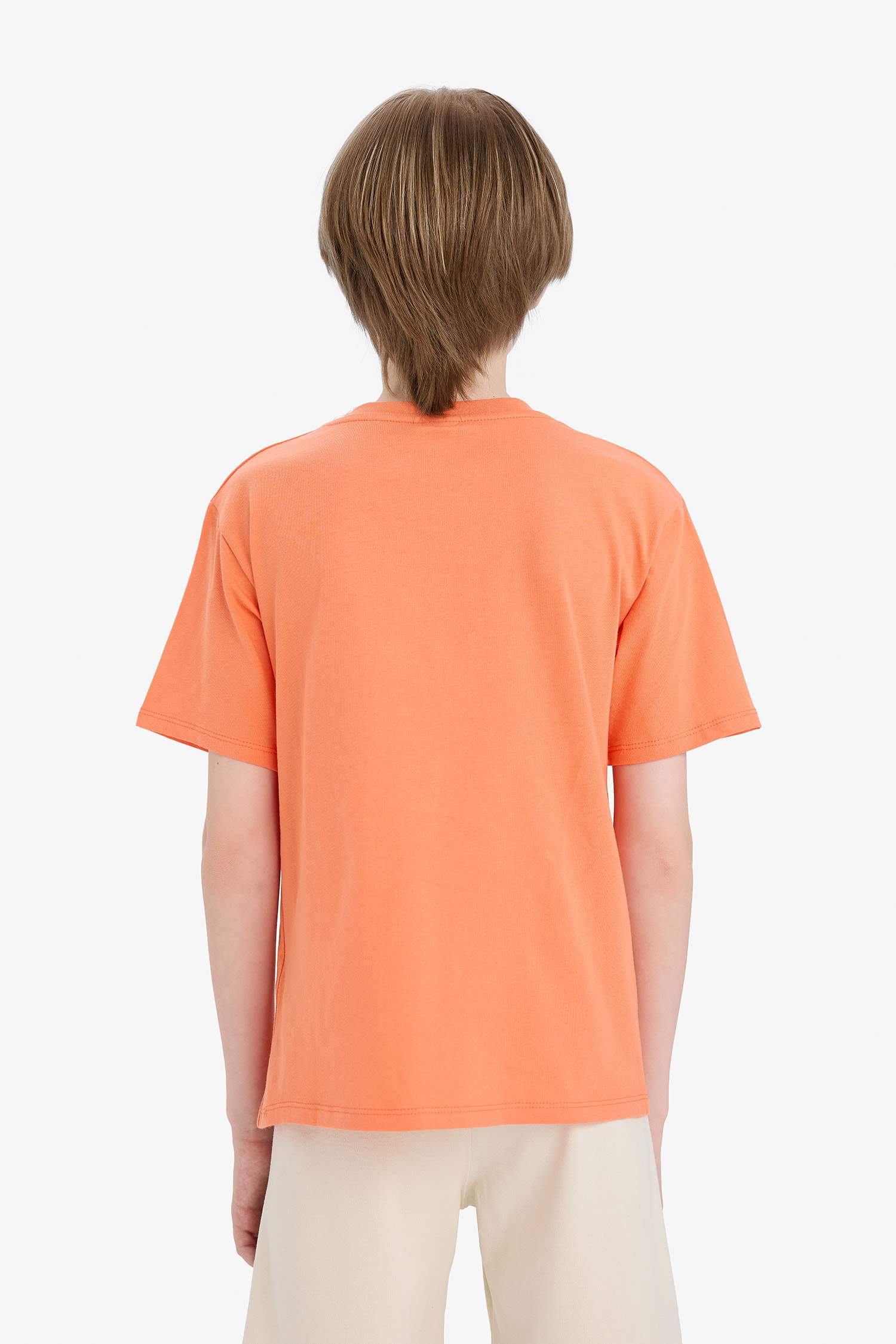 تيشيرت ولادي نص ردن قصة عادية بياخة مستديرة