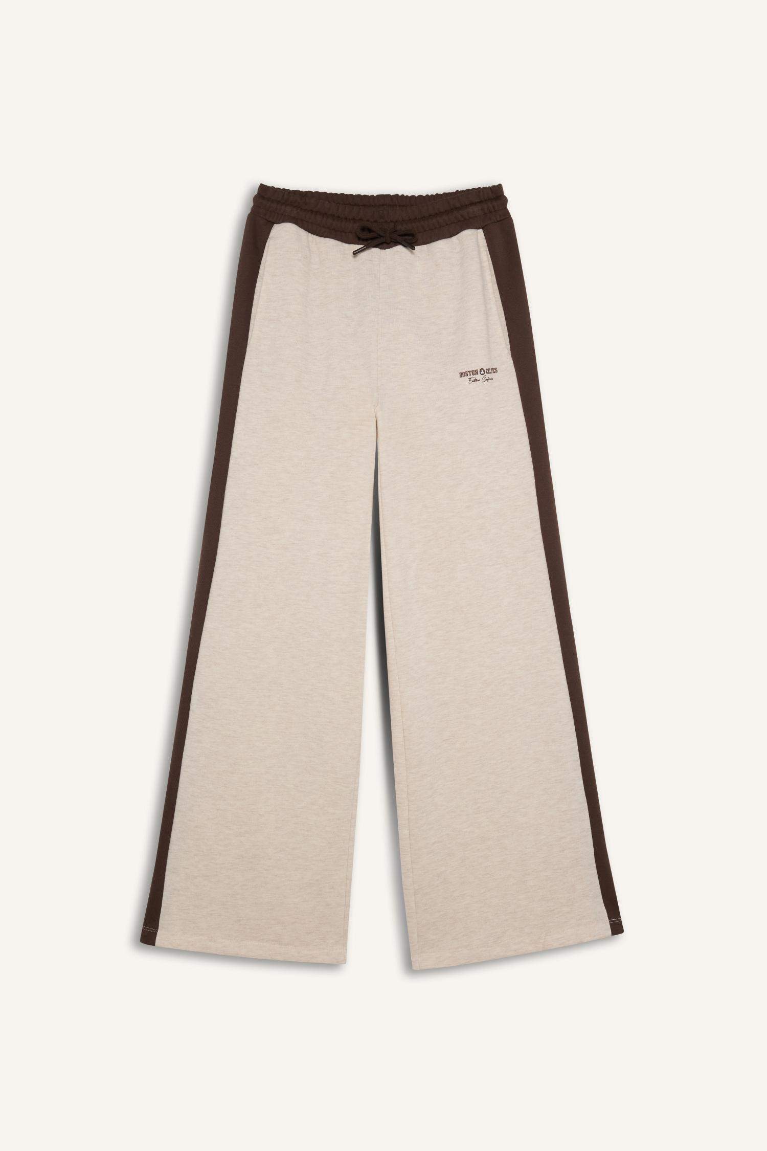 NBA Boston Celtics Wide Leg Cepli Geniş Paça Standart Boy Eşofman Altı