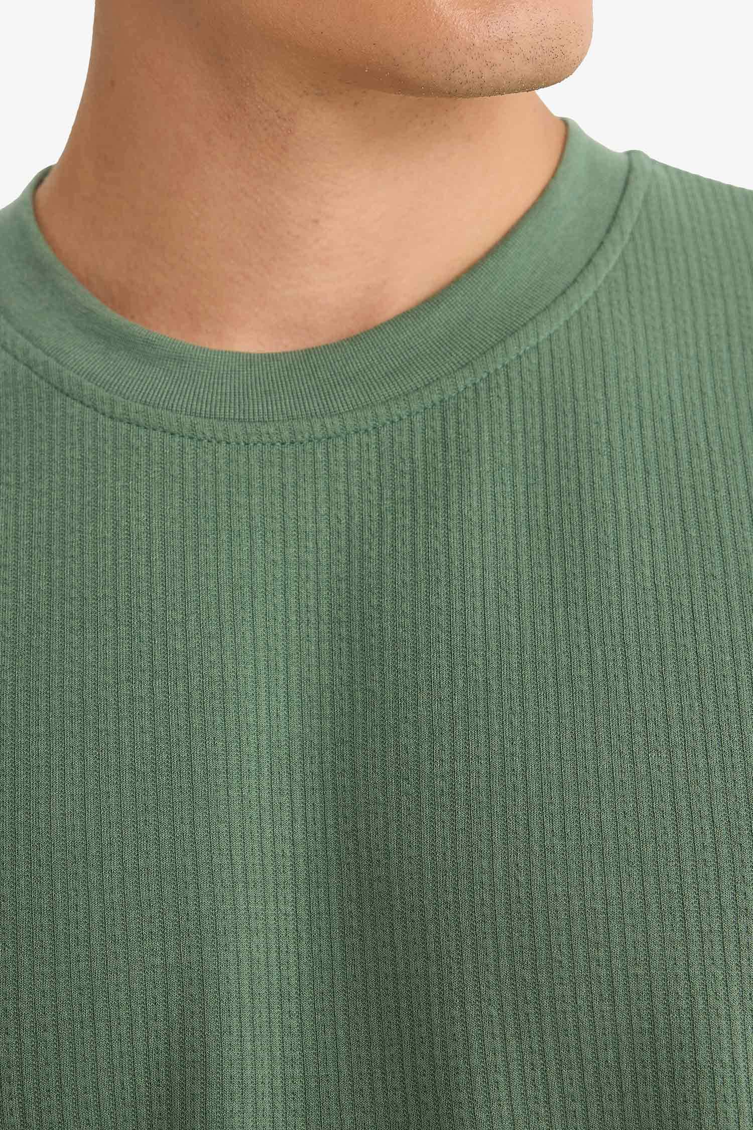 Oversize Fit Crew Neck Short Sleeve T-Shirt