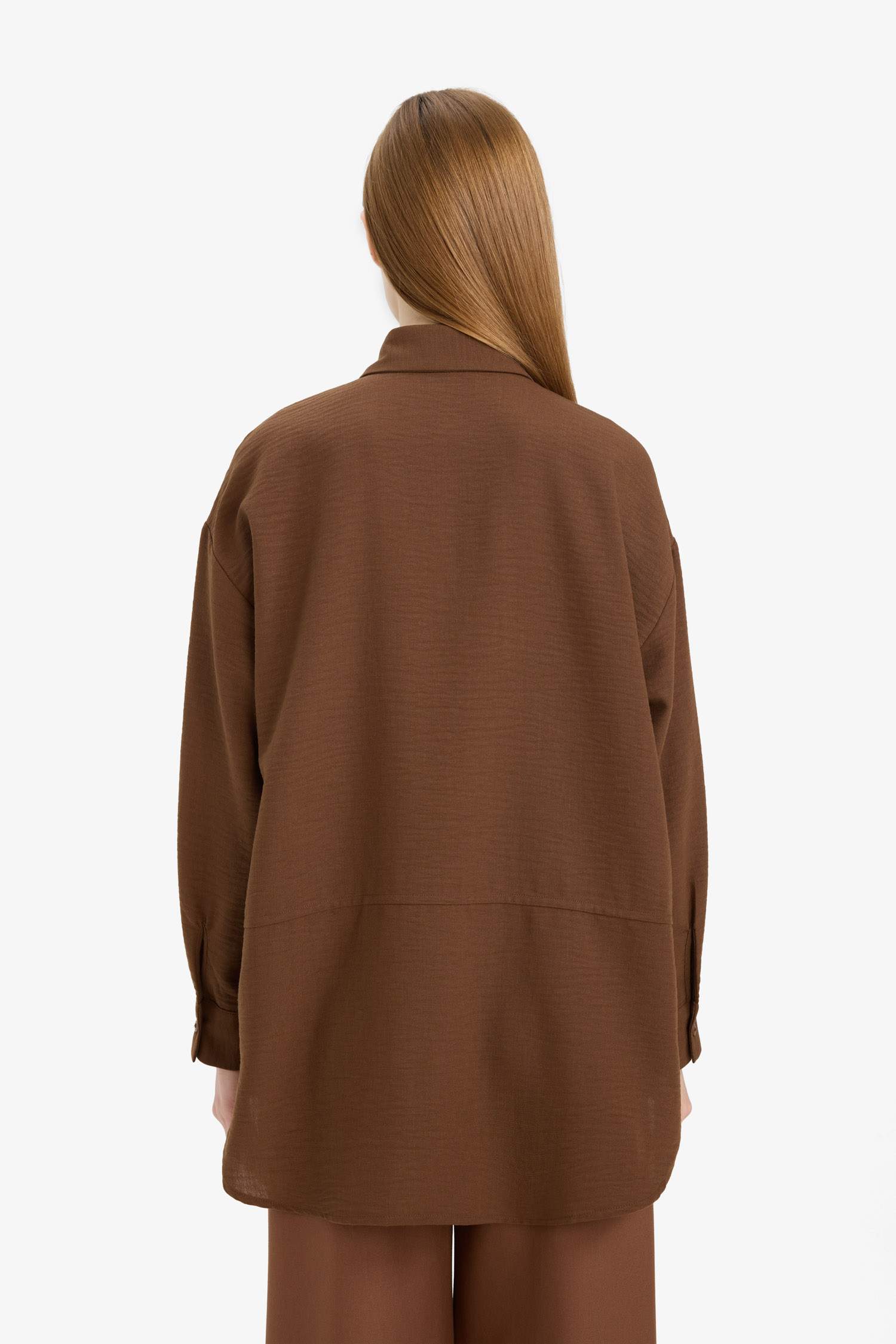 Tunique à manches longues Coupe décontractée