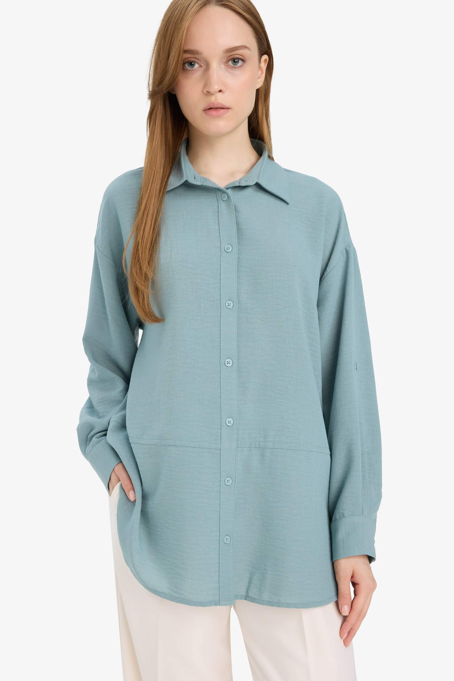 Relax Fit Long Sleeve Tunic