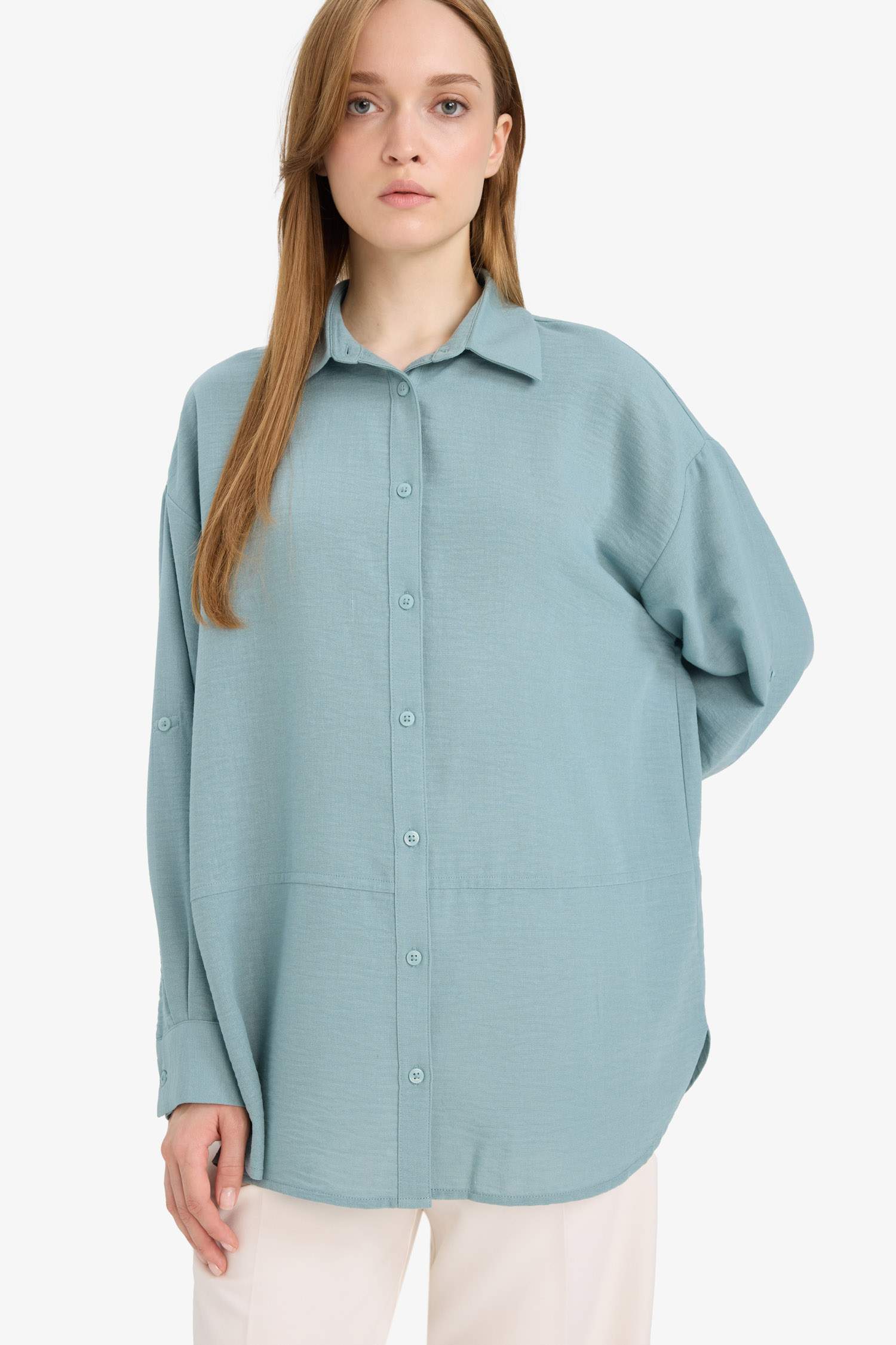 Relax Fit Long Sleeve Tunic