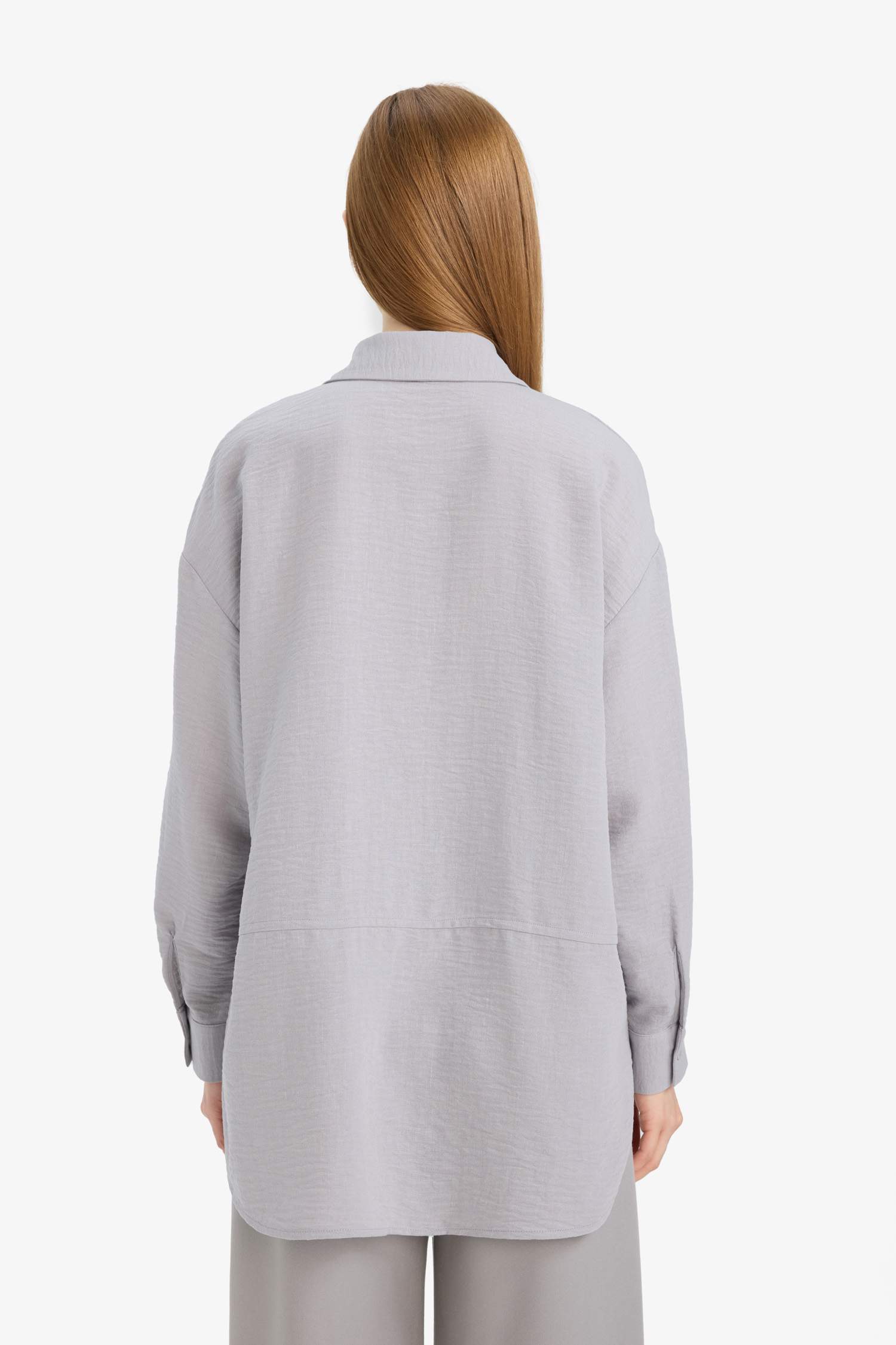 Tunique à manches longues Coupe décontractée