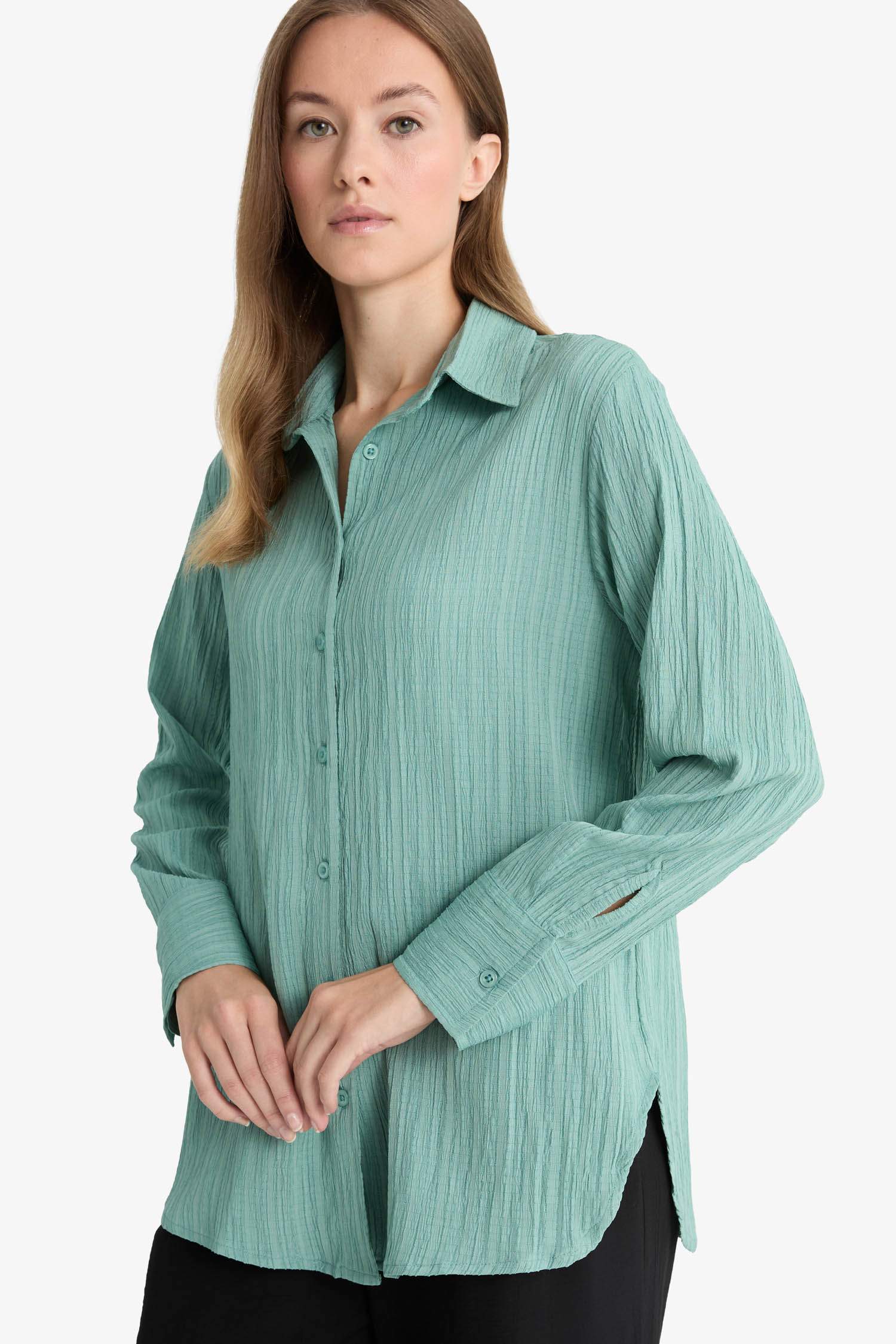 Relax Fit Long Sleeve Tunic