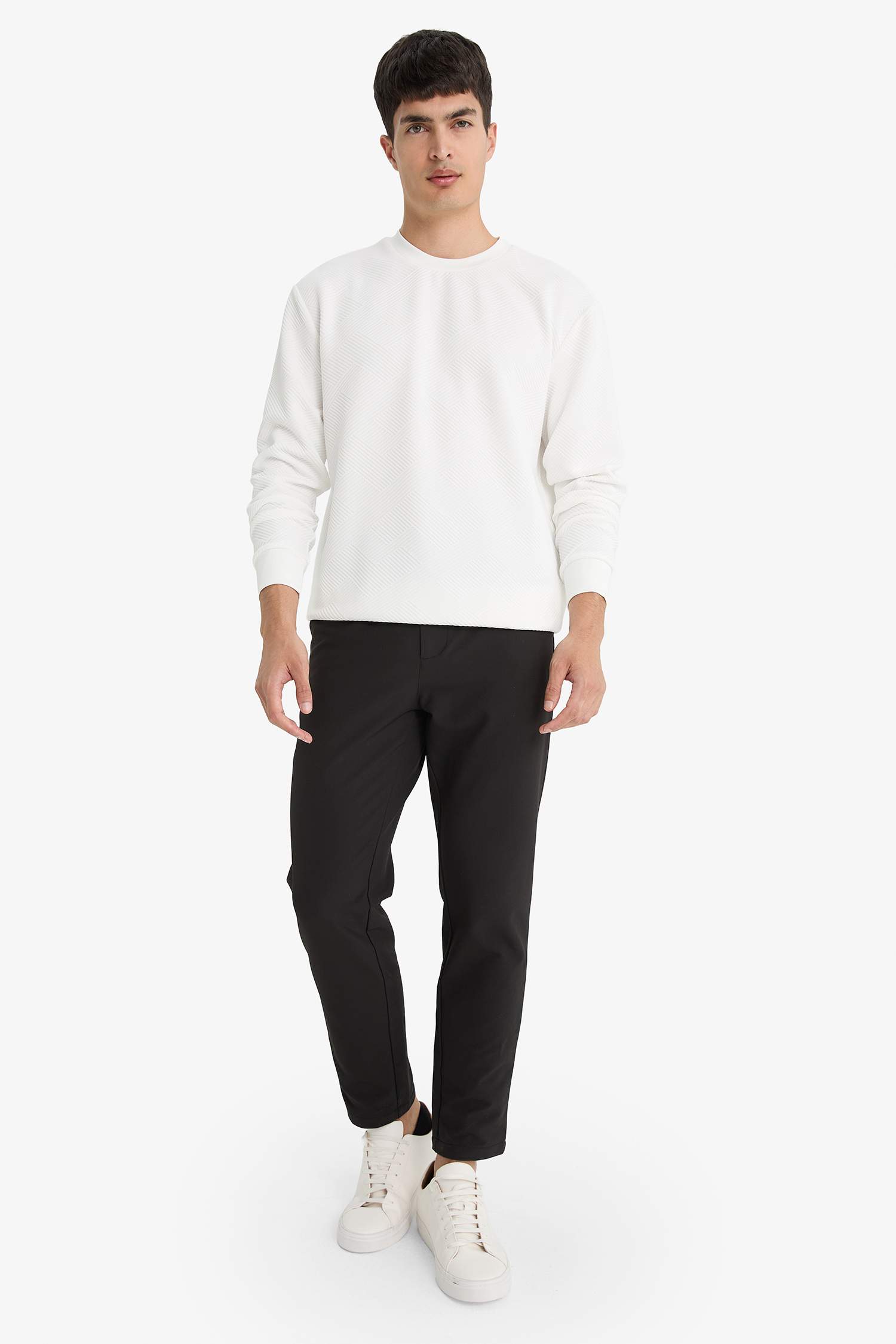 Sweatshirt col rond Coupe régulière