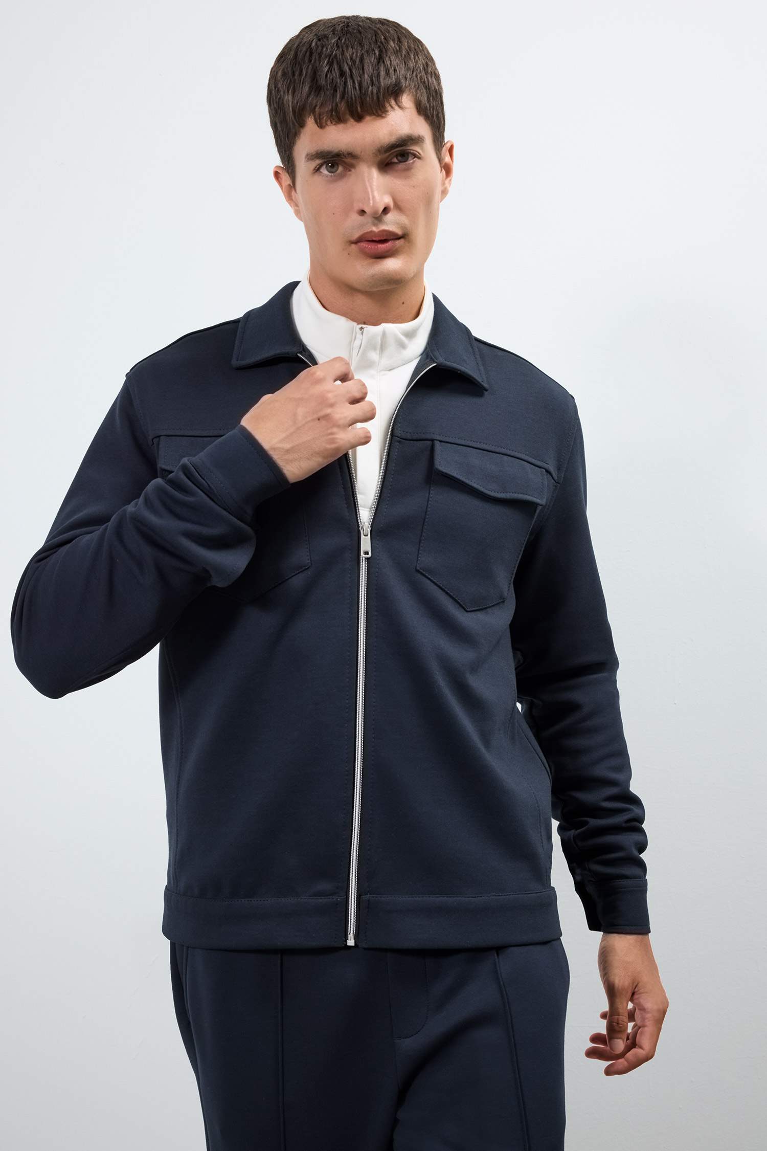 Regular Fit Long Sleeve Overshirt