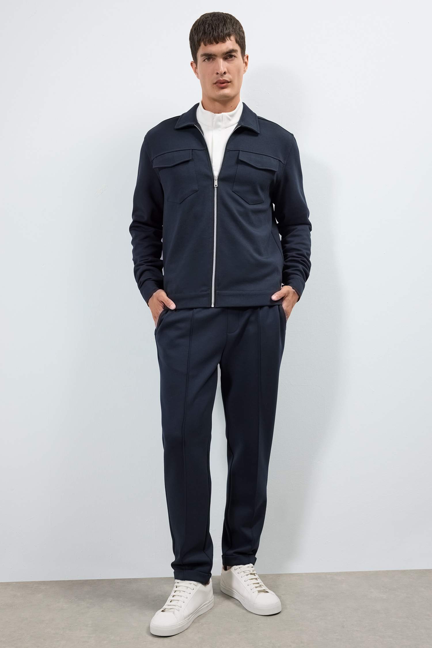 Regular Fit Long Sleeve Overshirt