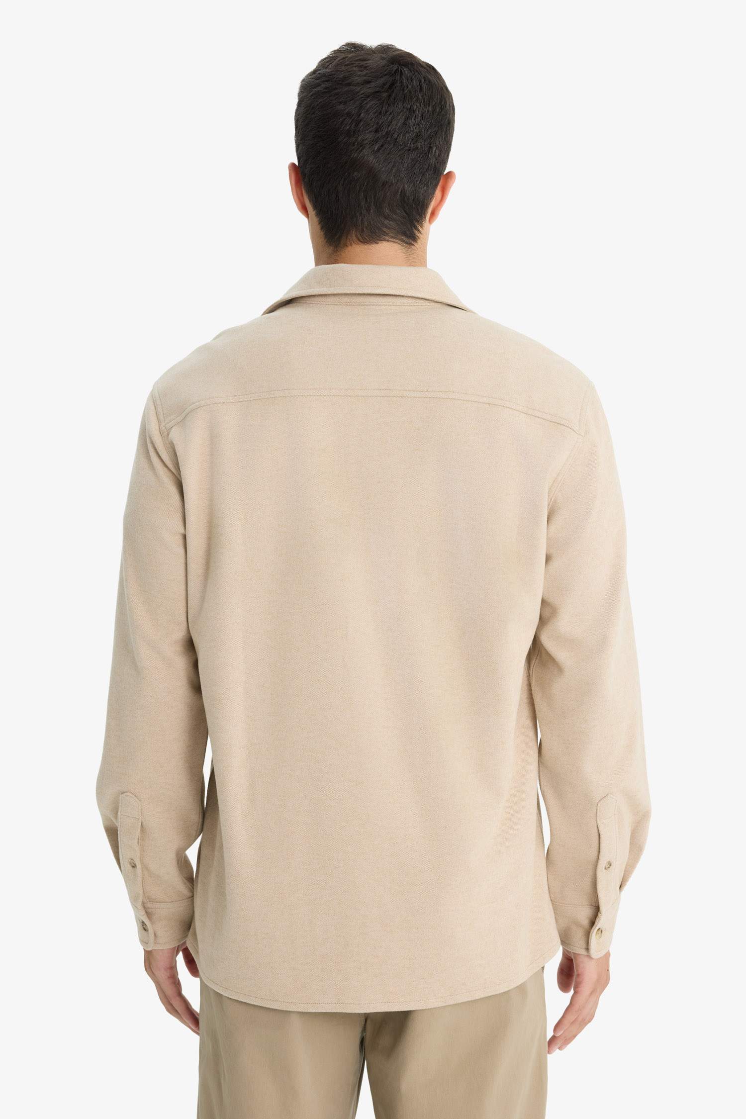 Regular Fit Long Sleeve Overshirt