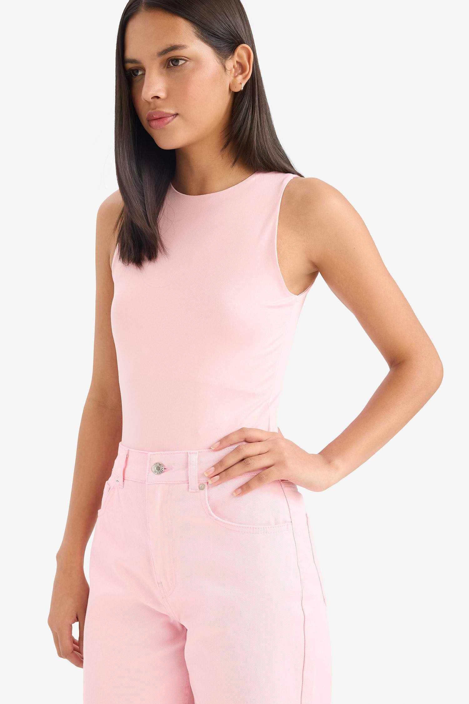 Débardeur slim à col halter Afra x Defacto