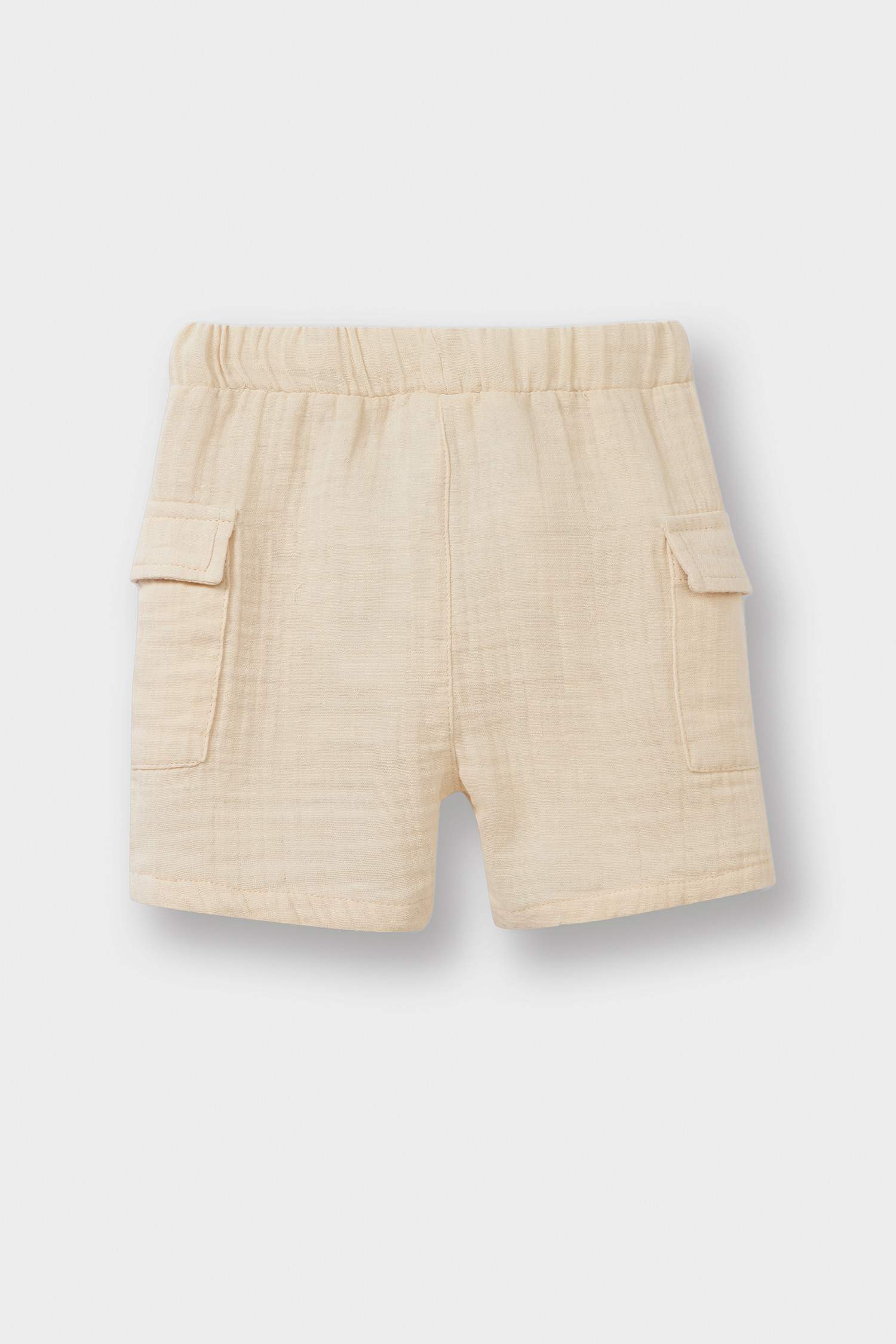 Baby Boy Regular Fit Elastic Band Shorts