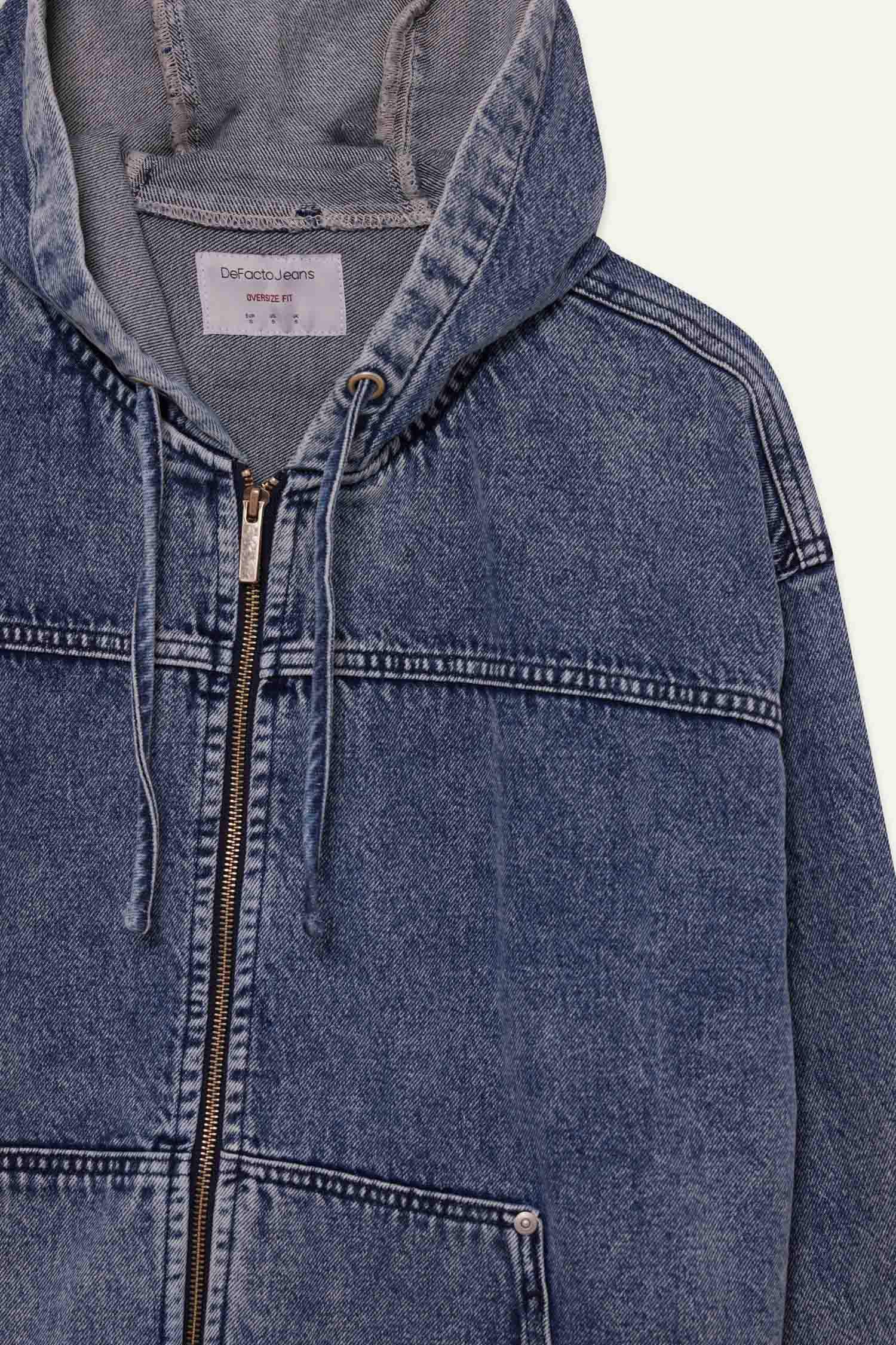 جاكيت اوفر سايز بساق بسحاب