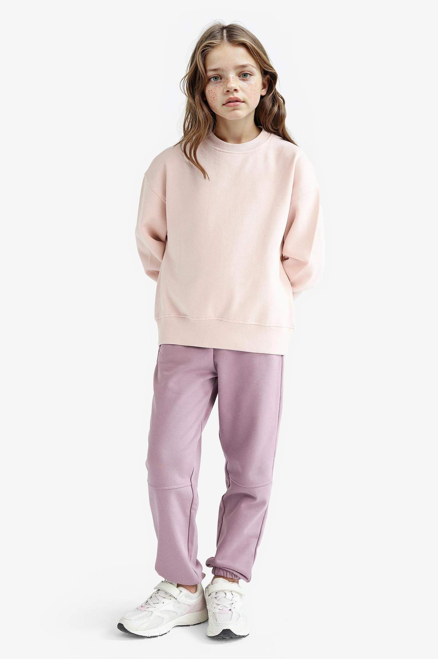 Kız Çocuk Beli Lastikli Jogger Eşofman Altı