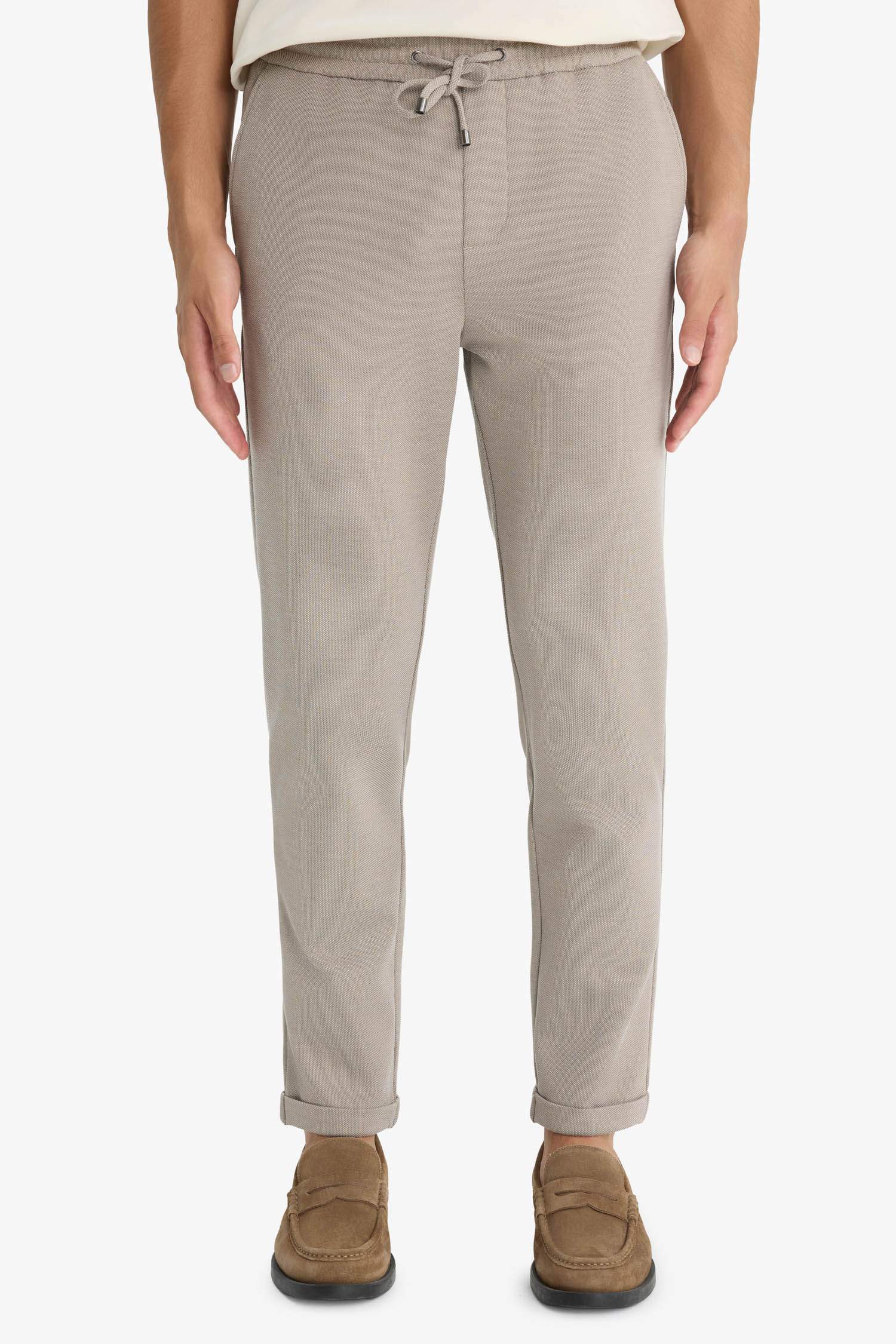 سروال محبوك جوجر فيت