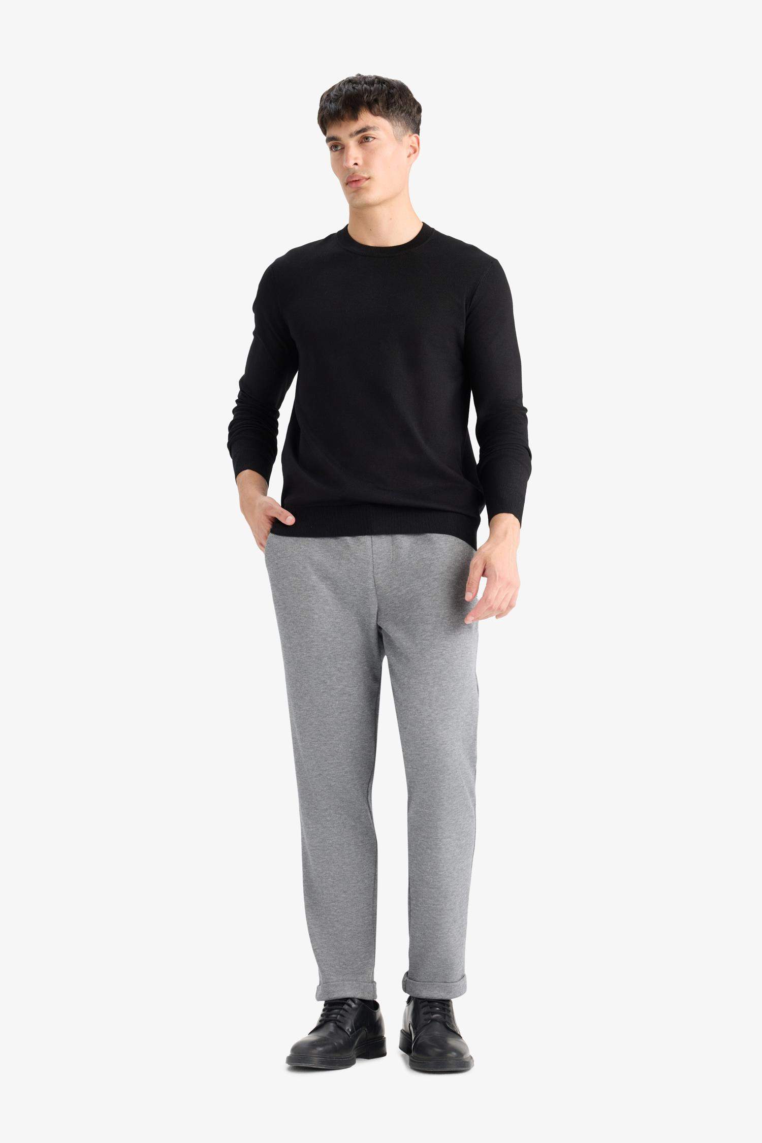 Jogger Fit Kısa Paça Penye Pantolon