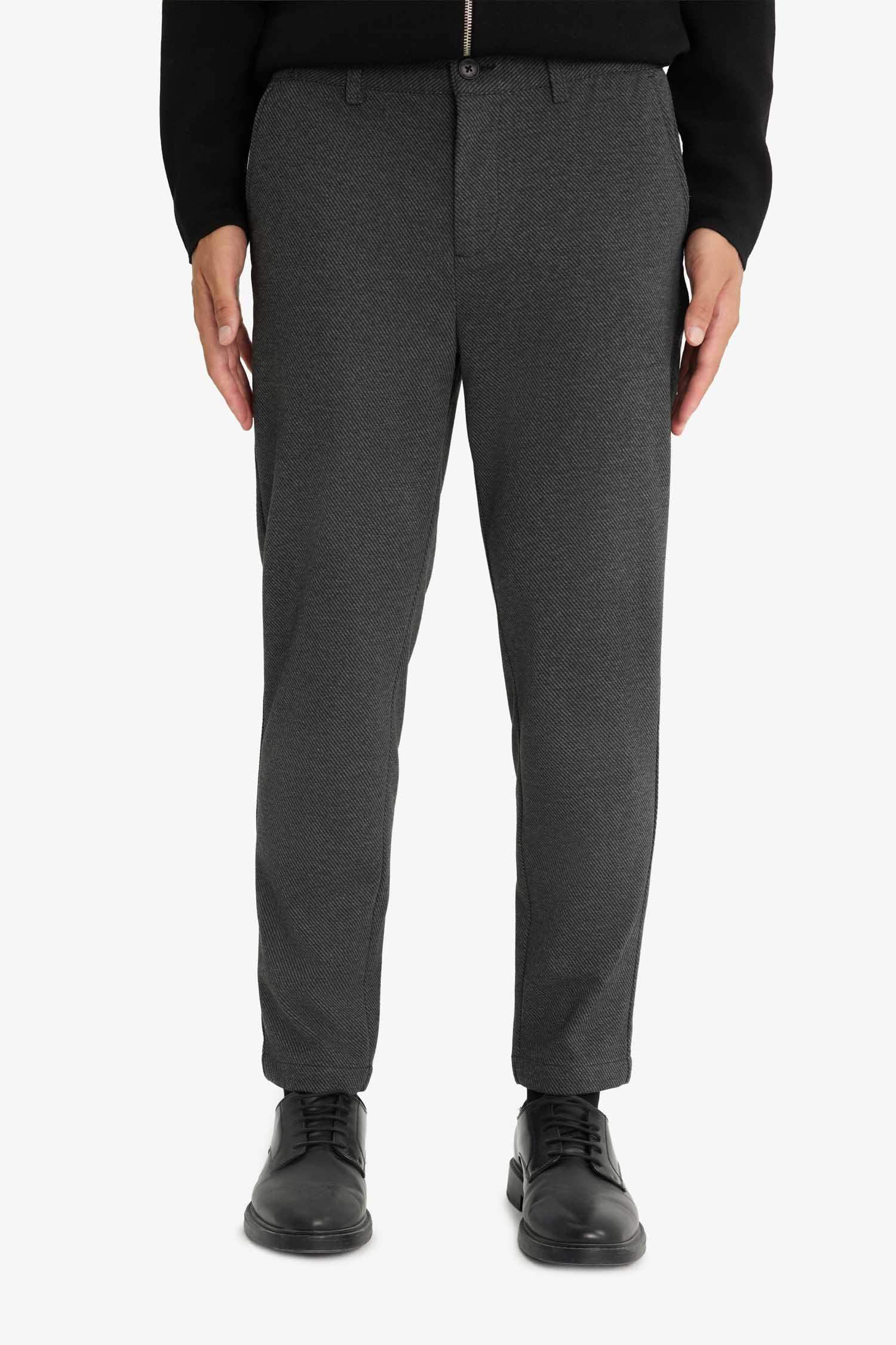 Jogger Fit Düz Paça Penye Pantolon