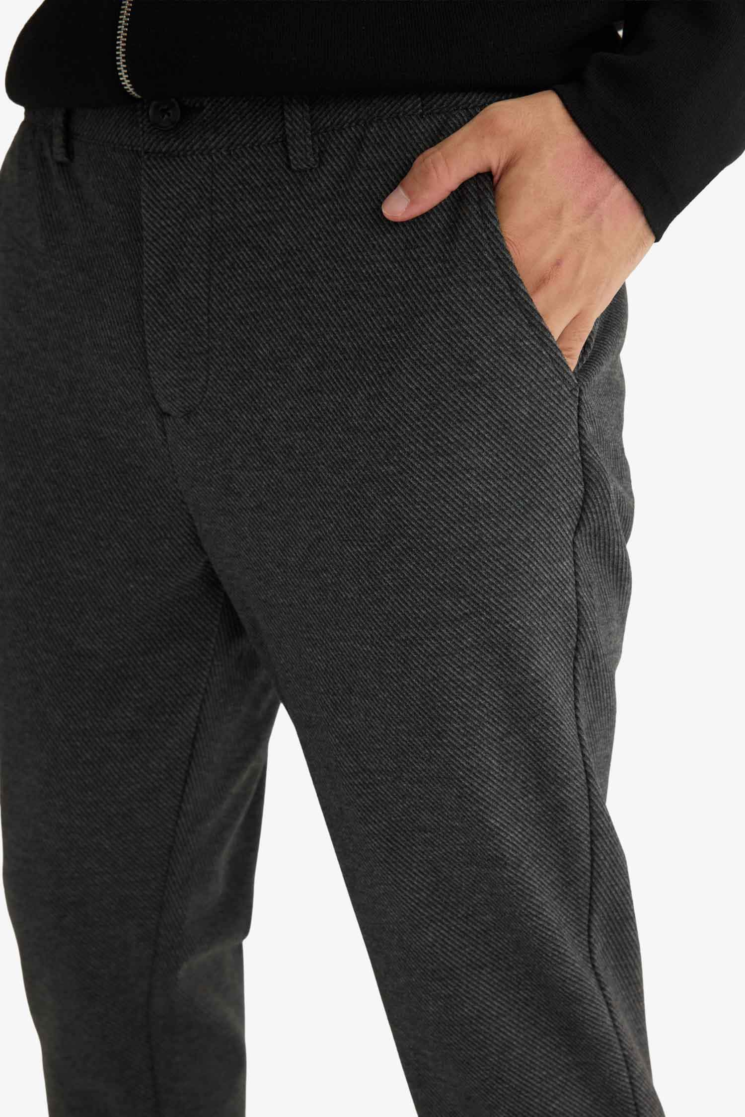 Jogger Fit Düz Paça Penye Pantolon