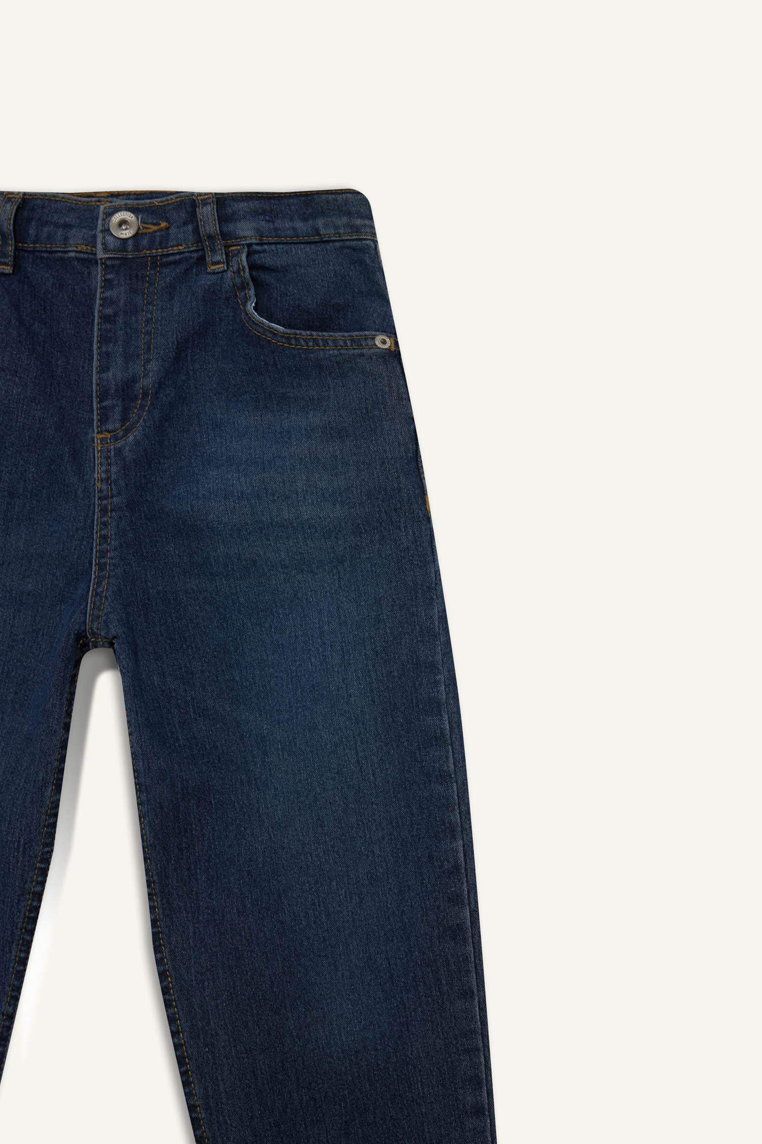 Erkek Çocuk Straight Fit Düz Paça Jean Pantolon