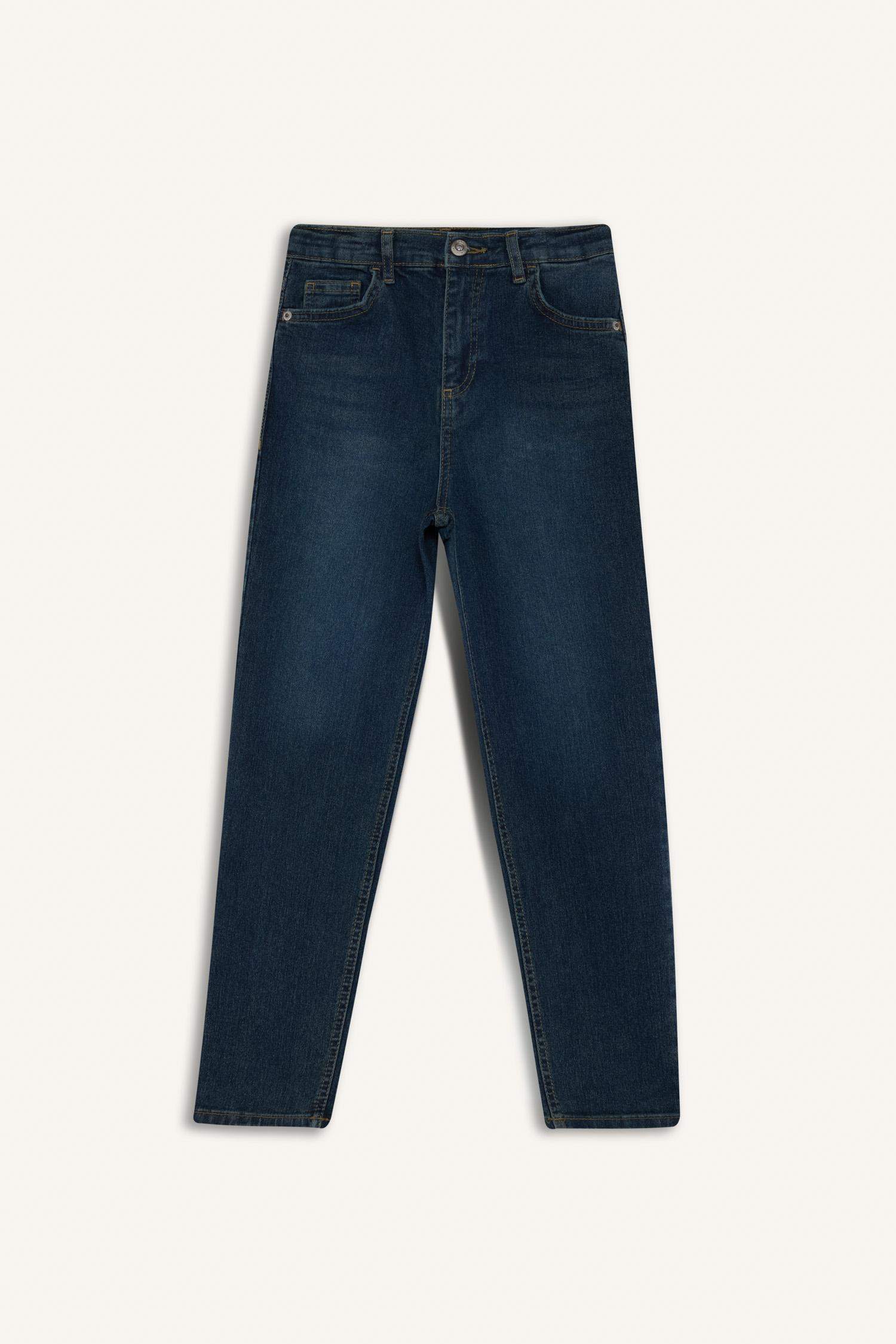 Erkek Çocuk Straight Fit Düz Paça Jean Pantolon