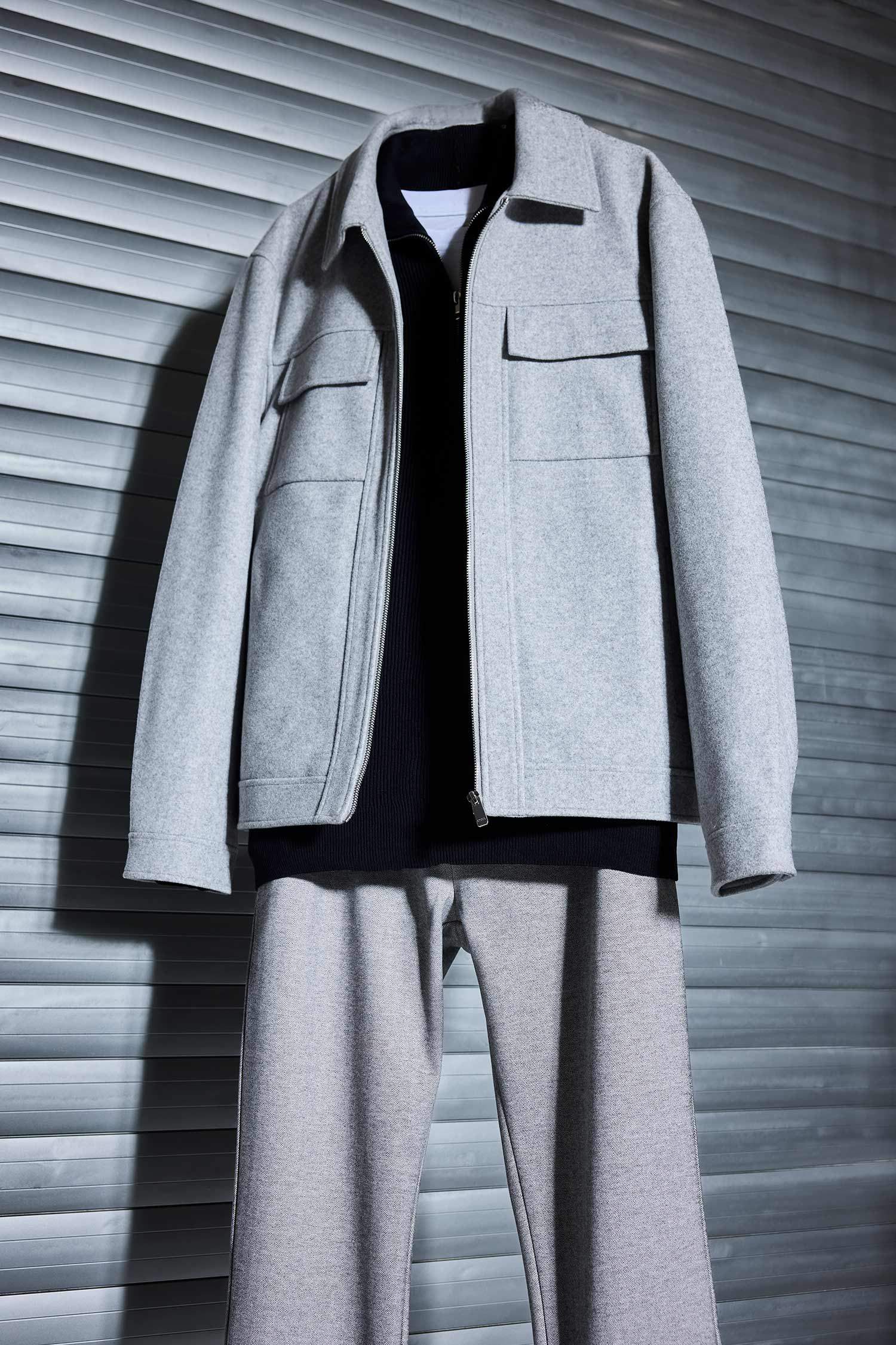 جاكيت دودون سليم فيت برقبة بولو