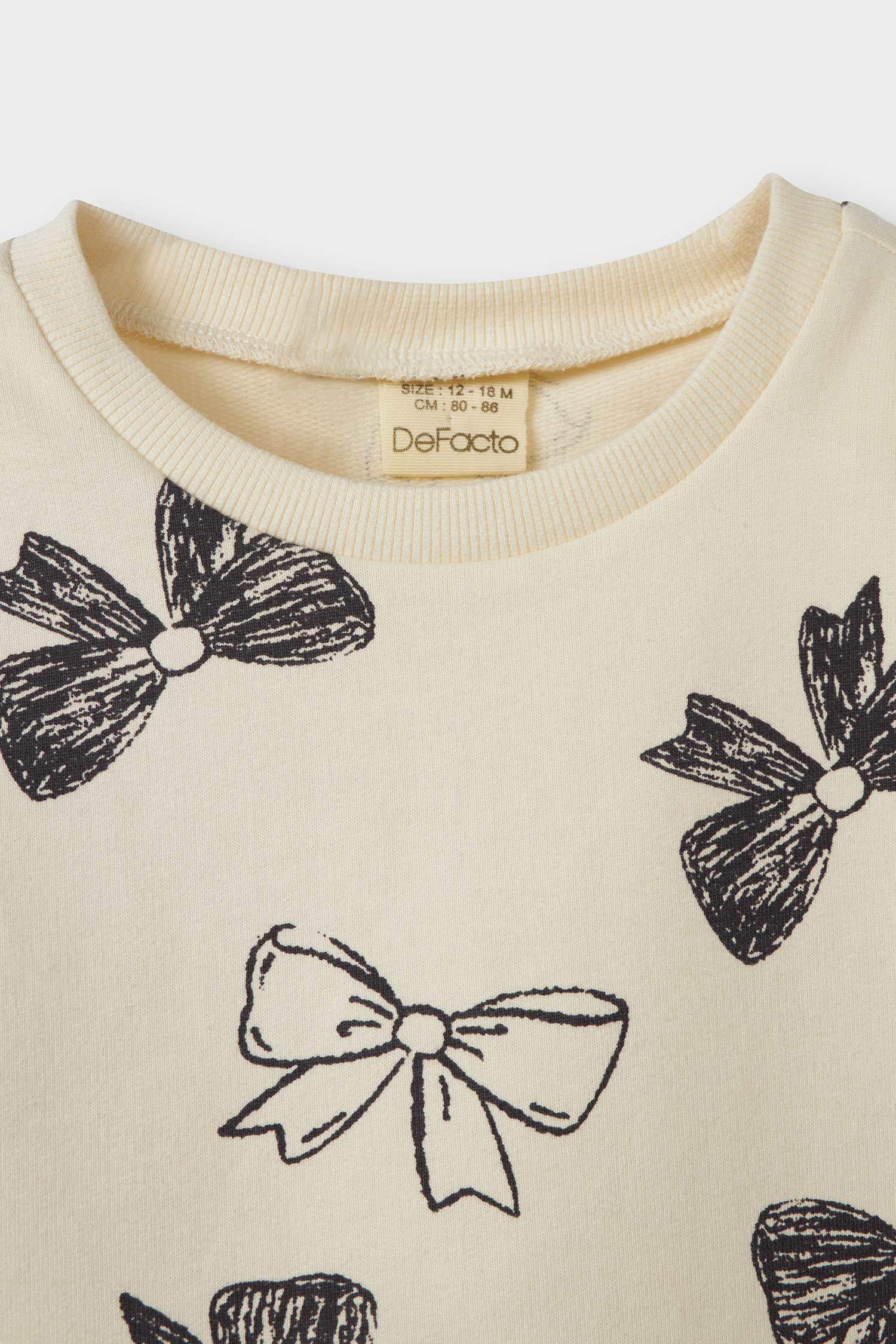 Baby Girl Pattern Sweatshirt Leggings 2 Piece Set