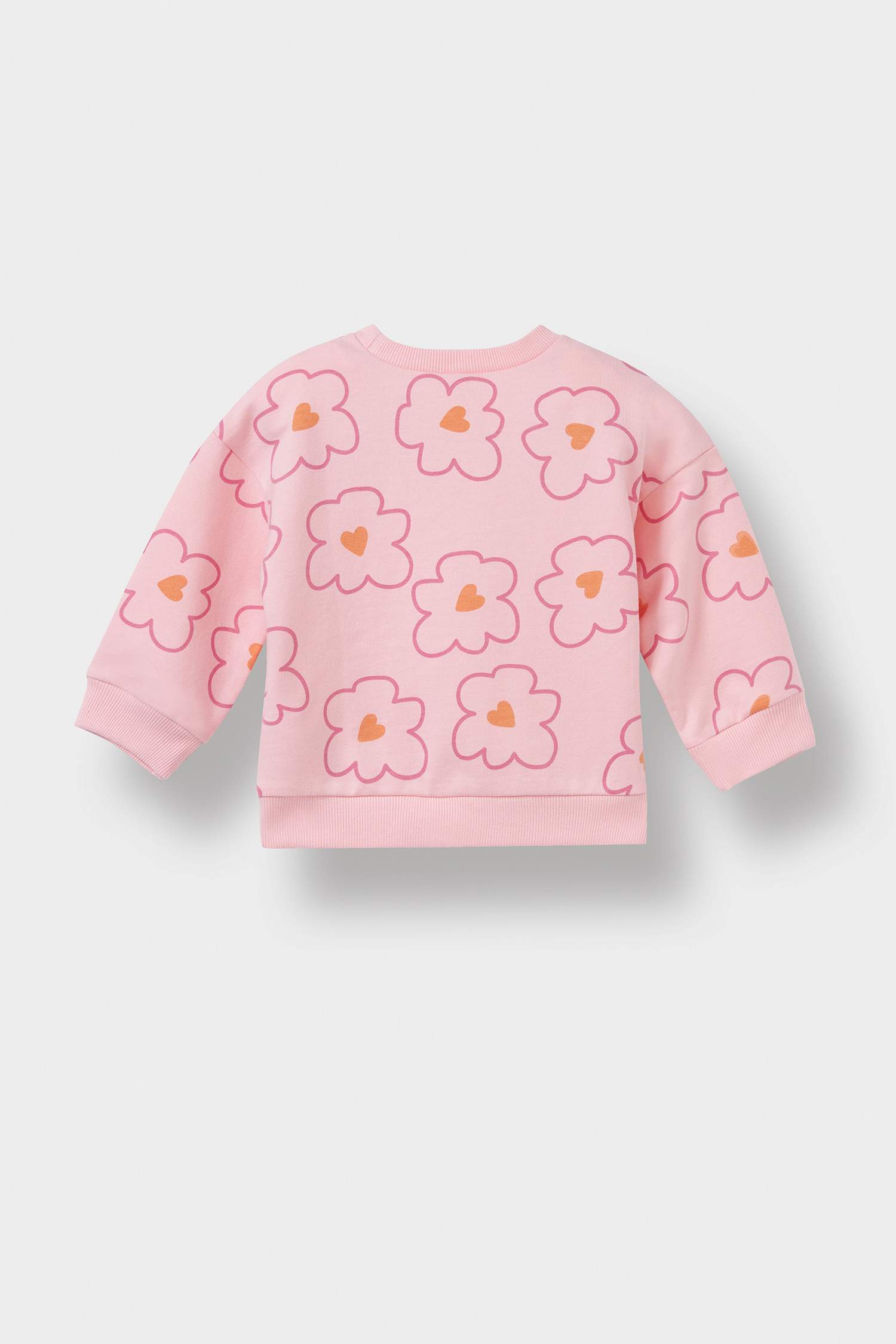 سيت بيبي بناتي فلورال سويت شيرت وستريج - قطعتين