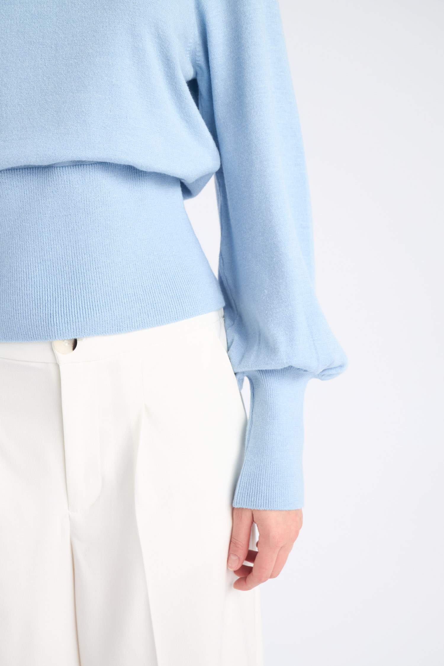 Regular Fit Bisiklet Yaka Basic Düz Triko Kazak