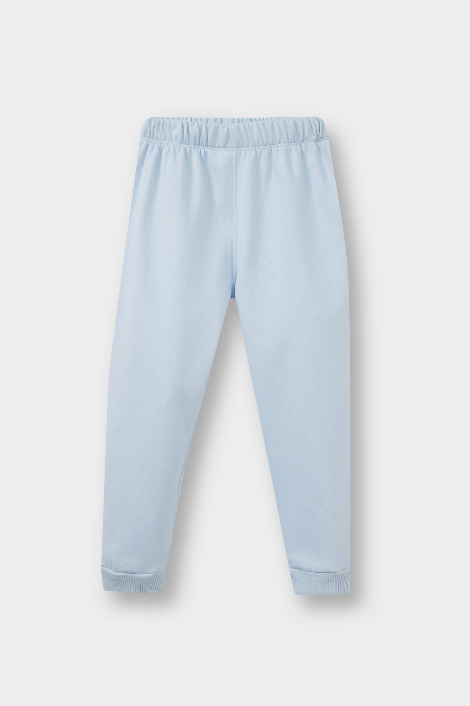 سيت بيبي بناتيسويت شيرت وبنطلون رياضة بطبعة شعار - قطعتين