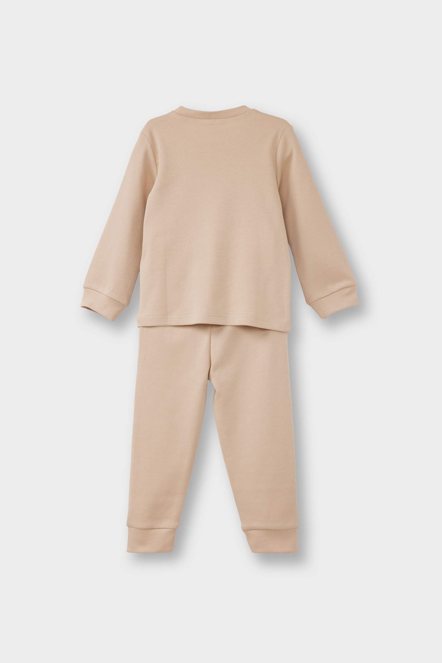 Baby Boy Bear Printed Long Sleeve 2 Piece Pajama Set